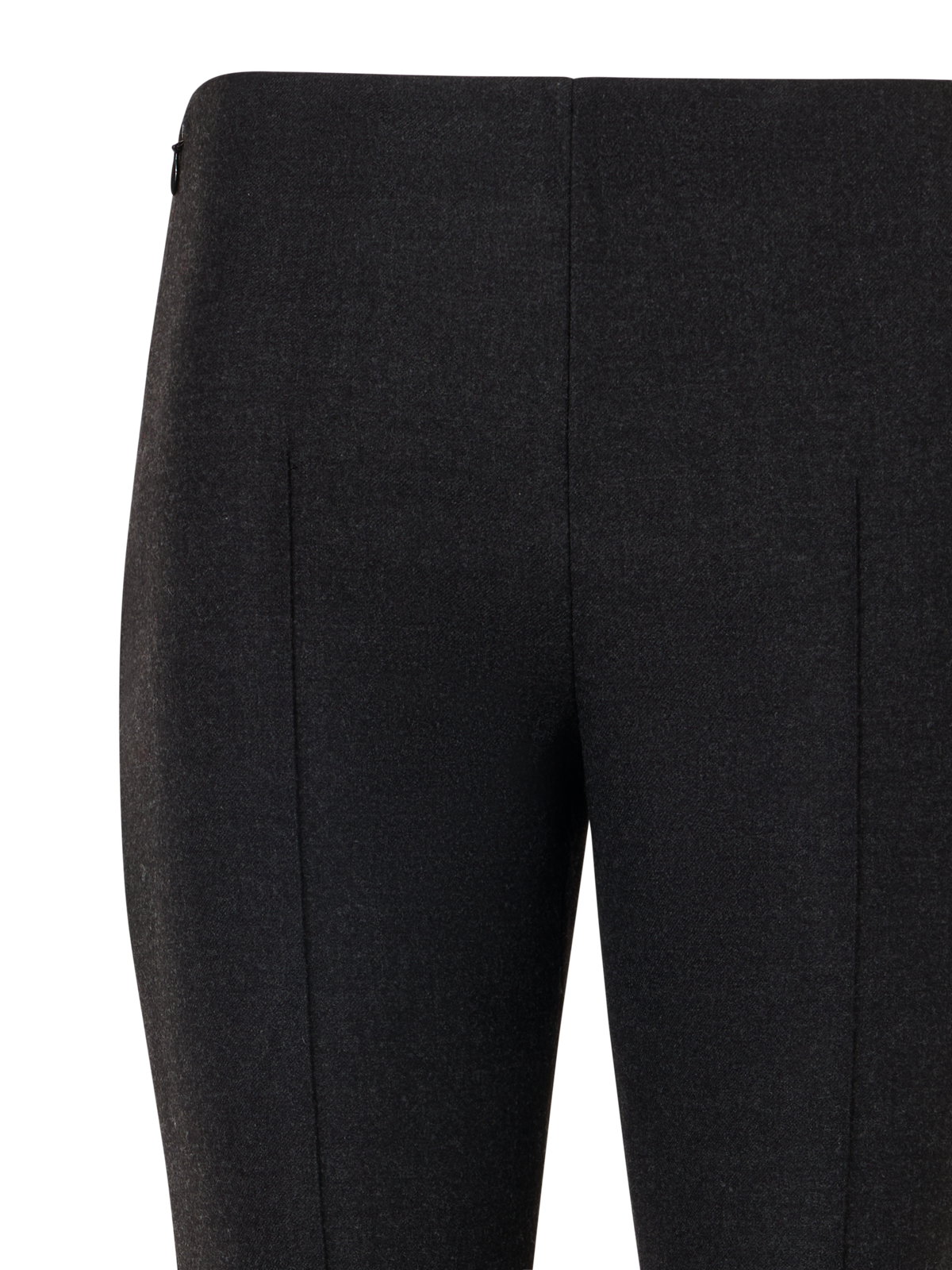 Designer Schmale Hose aus Wollflanell - Grau