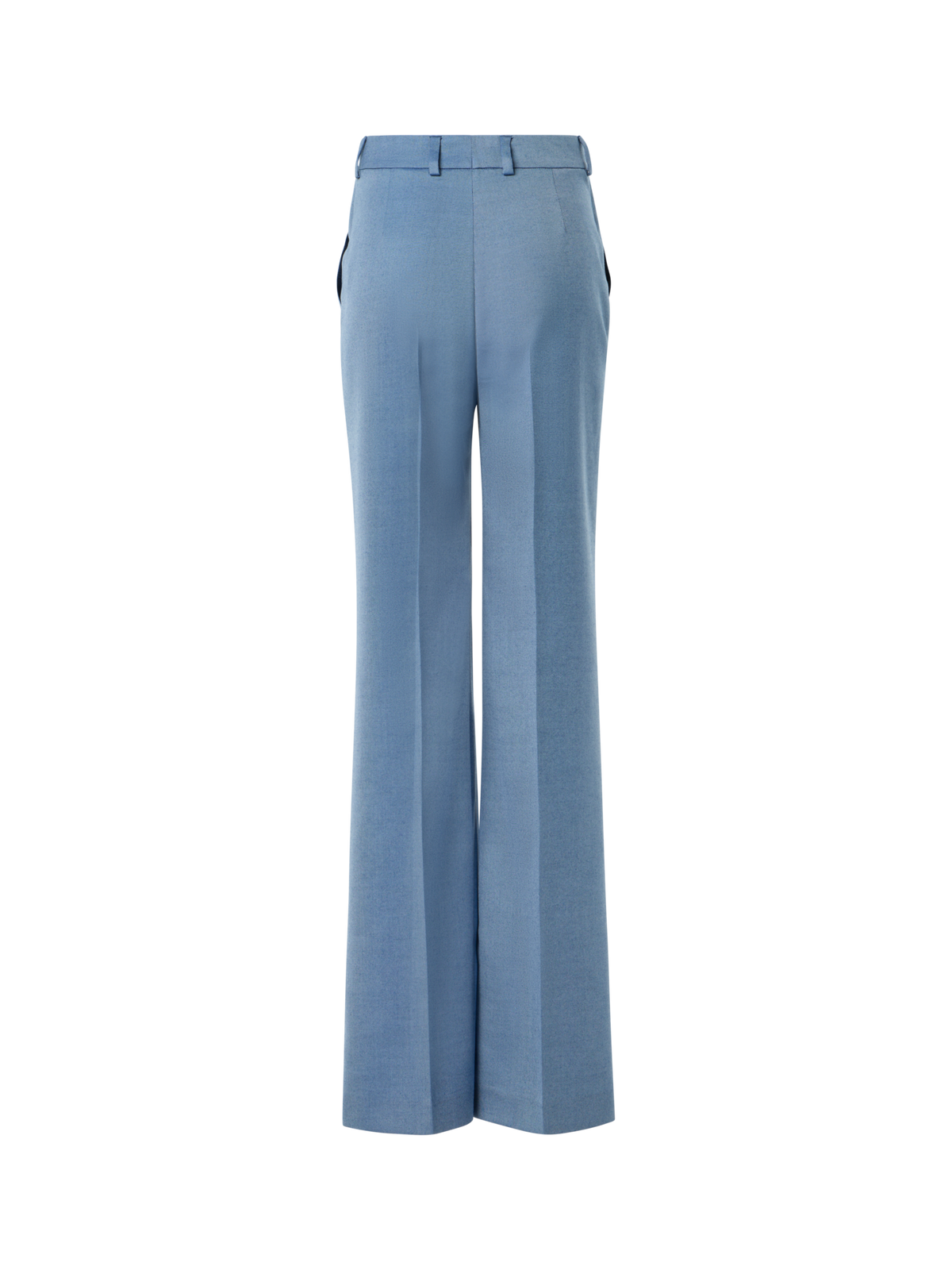 Designer Weite Hose aus Kaschmir-Seiden-Gabardine