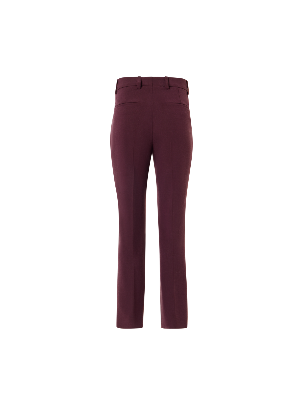 Designer Verkürzte Bootcut Hose - Rot