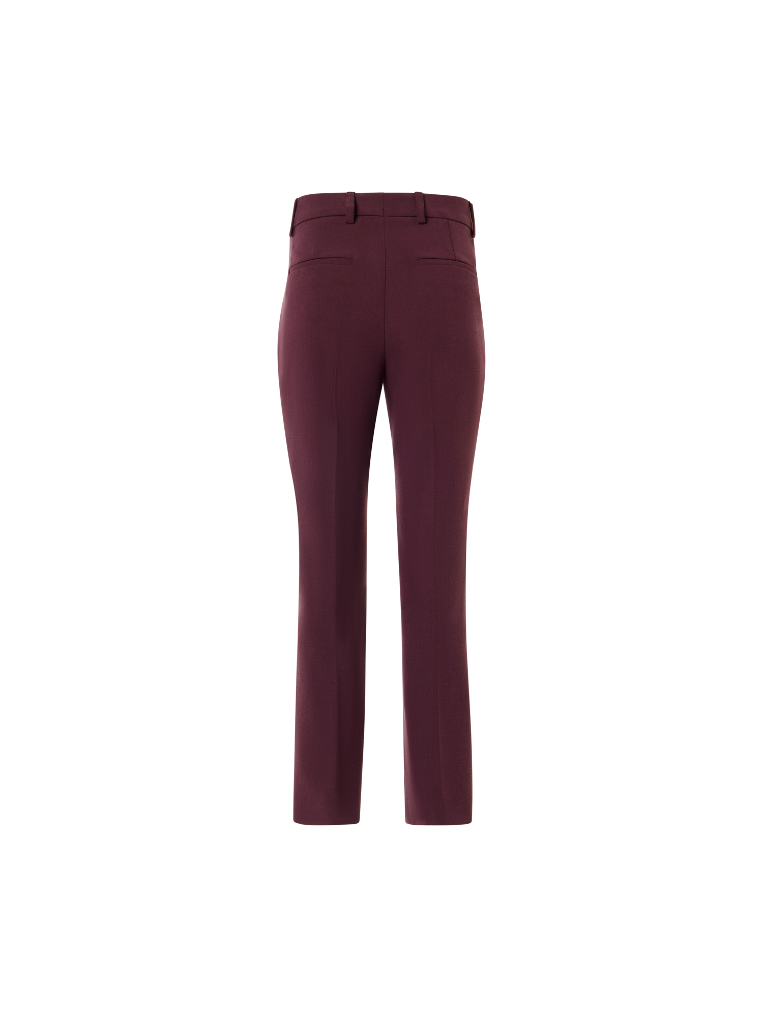 Designer Verkürzte Bootcut Hose - Rot