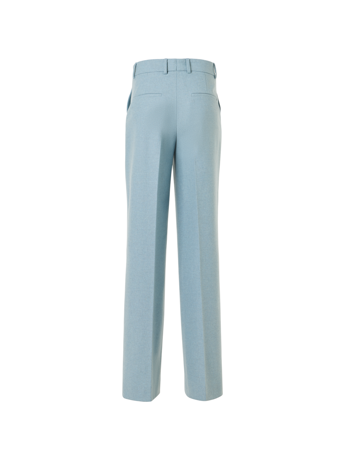 Designer Weite Hose aus Wollflanell