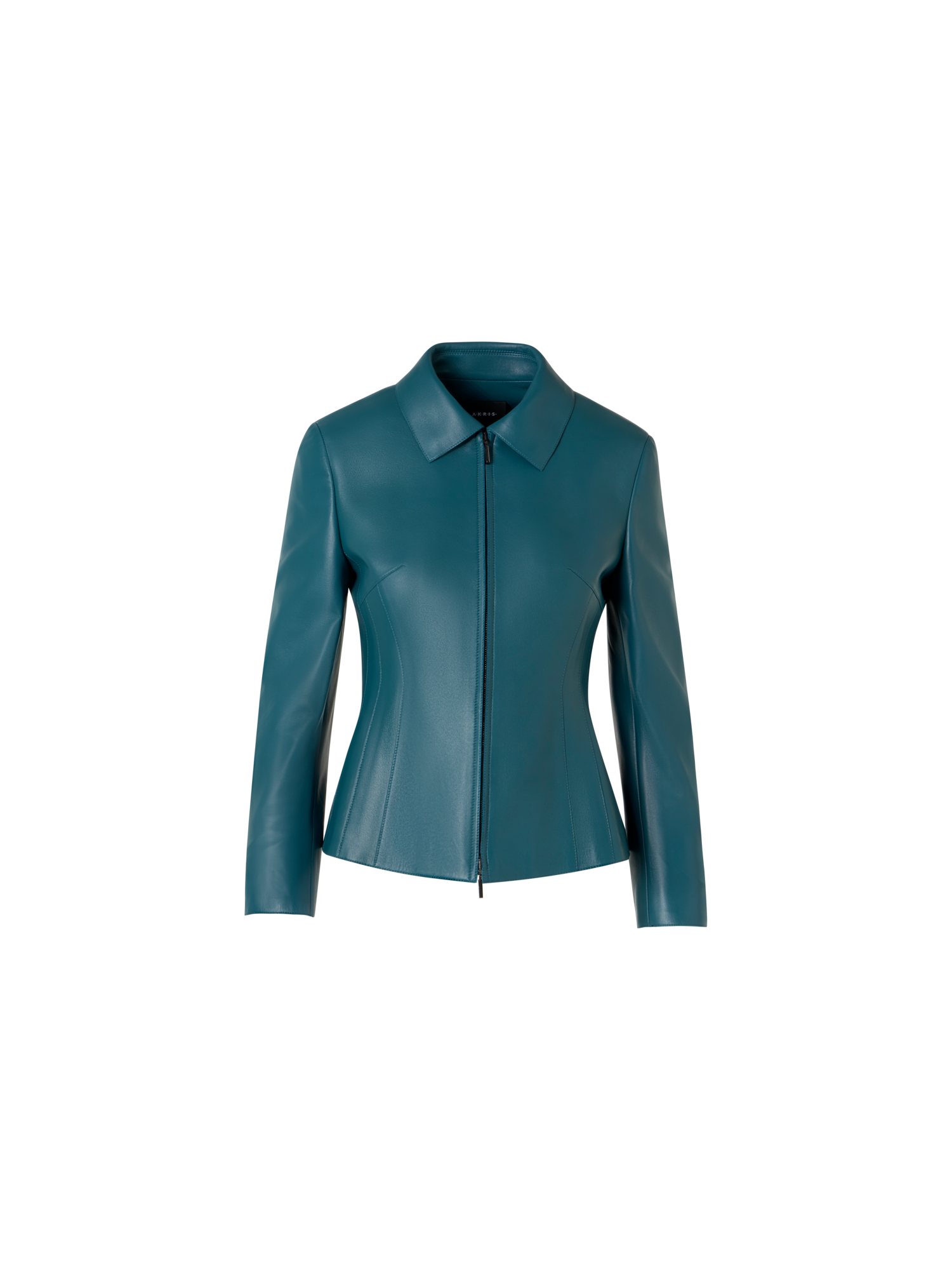 Designer Hecate Jacke aus Lammnappaleder - Grün