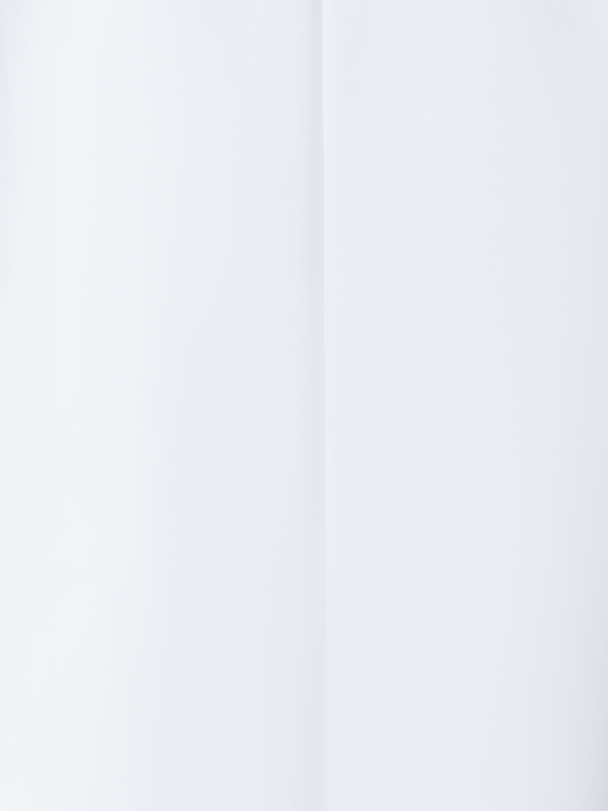 Designer Oversize Baumwoll-Hemd - Weiss