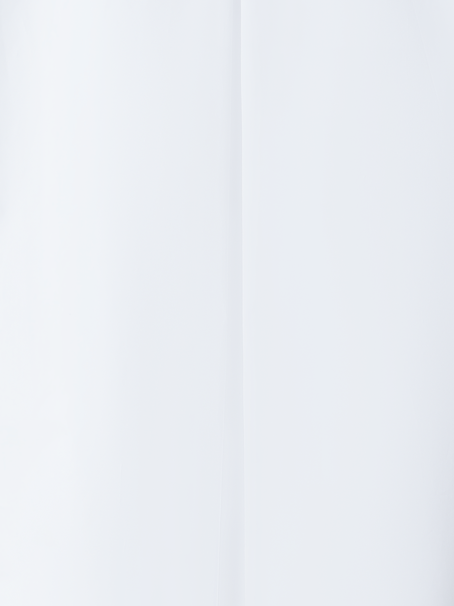 Designer Oversize Baumwoll-Hemd - Weiss