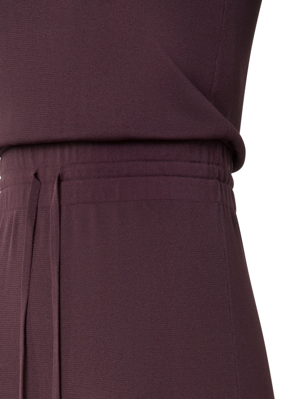 Designer Ärmelloses Midi-Strickkleid - Violett - Rot