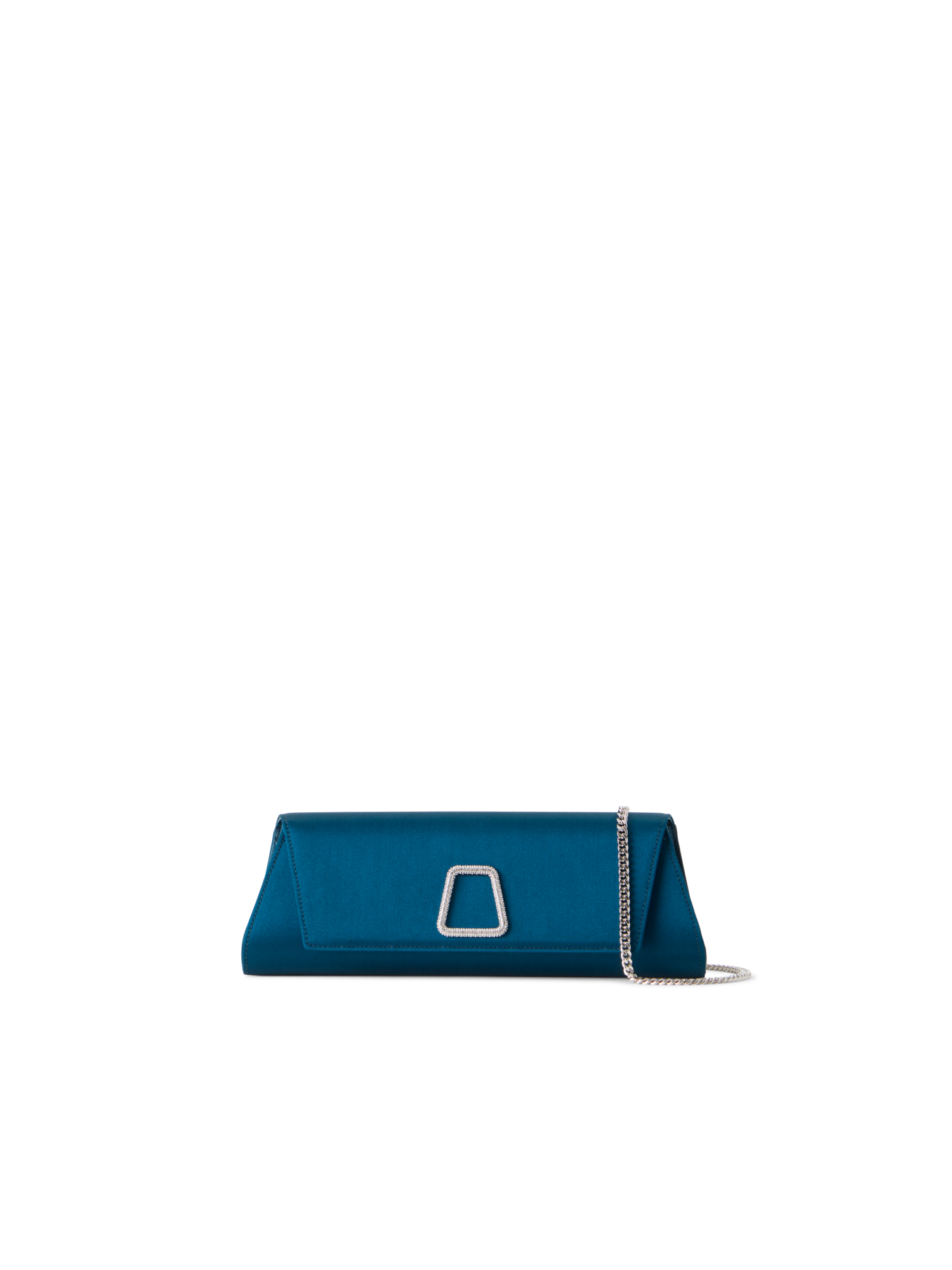 Designer Anouk Small Trapezoid Clutch - Blau