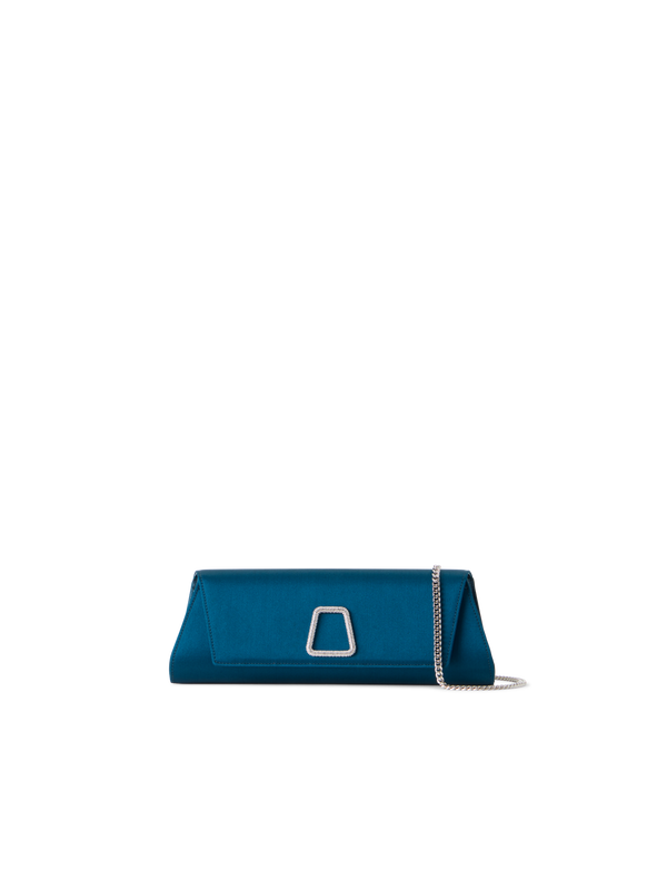 Designer Anouk Small Trapezoid Clutch - Blau