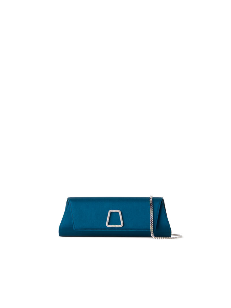 Designer Anouk Small Trapezoid Clutch - Blau