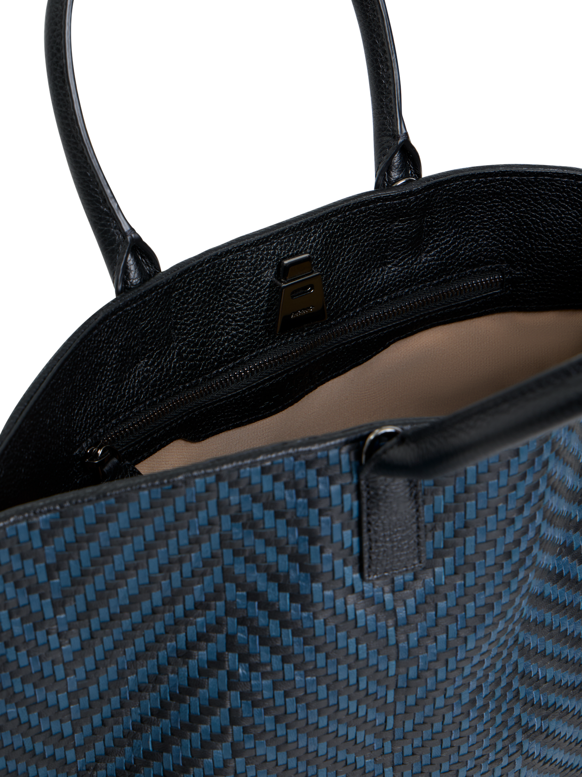 Designer Ai Small Top Handle Tote - Dunkelblau - Blau