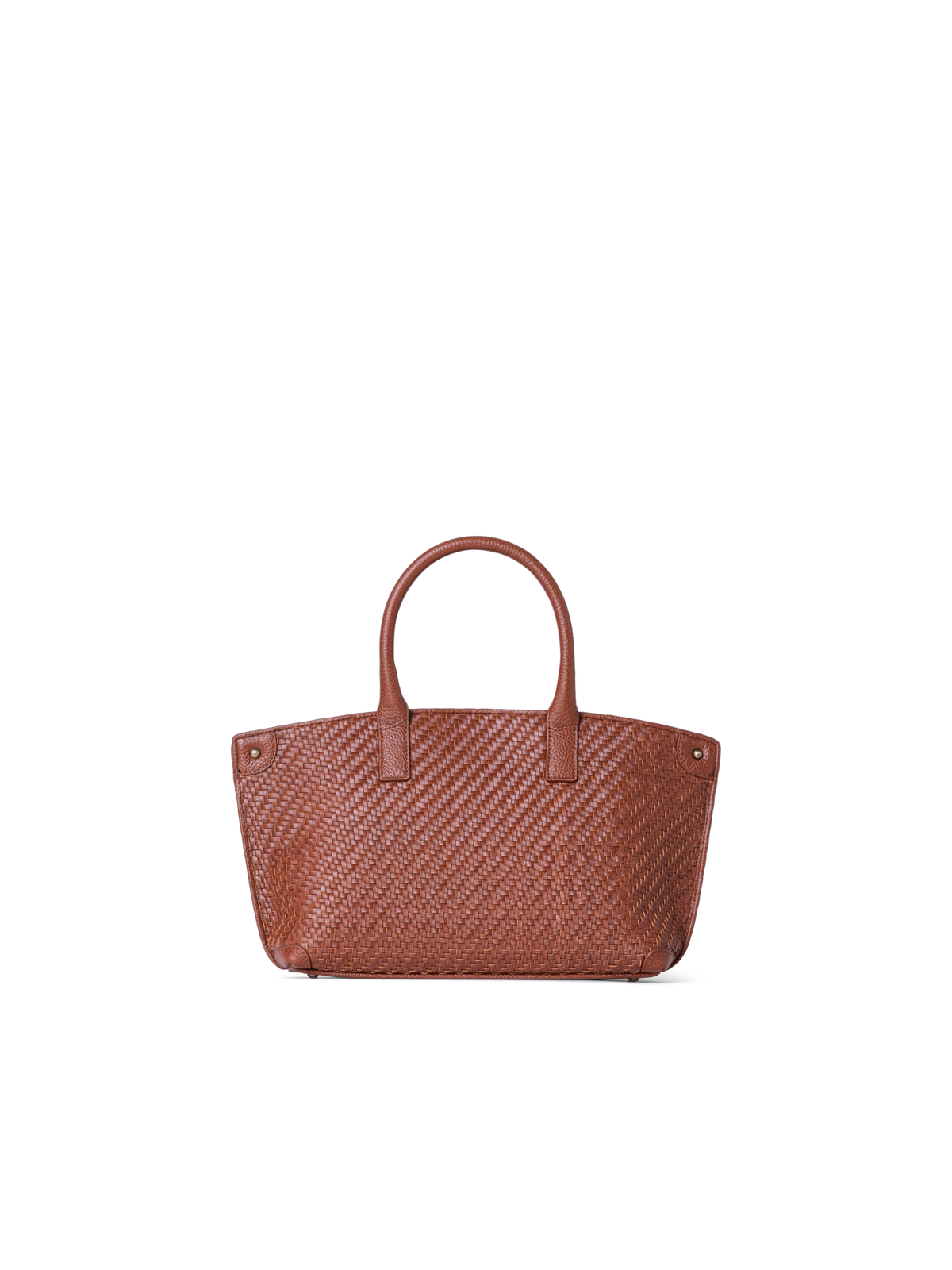 Designer Ai Little Top Handle Tote - Braun