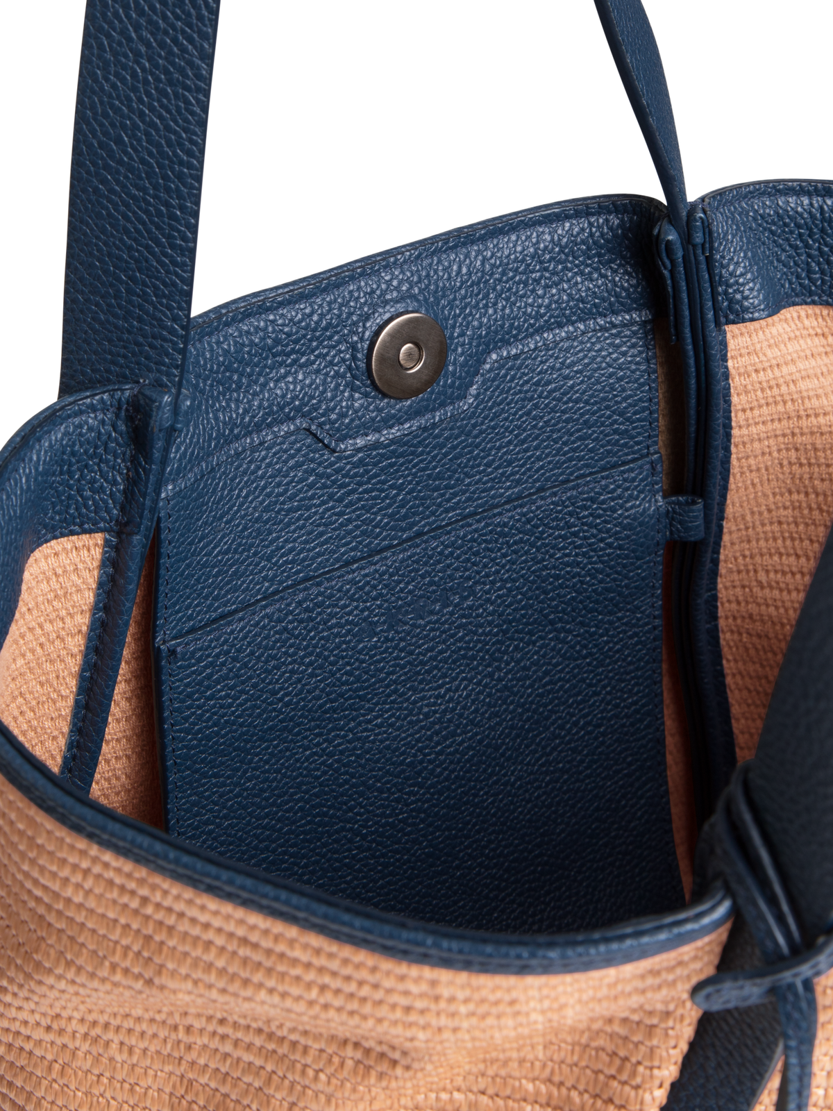 Designer Alex Small Tote - Dunkelblau - Blau - Bunt - Beige