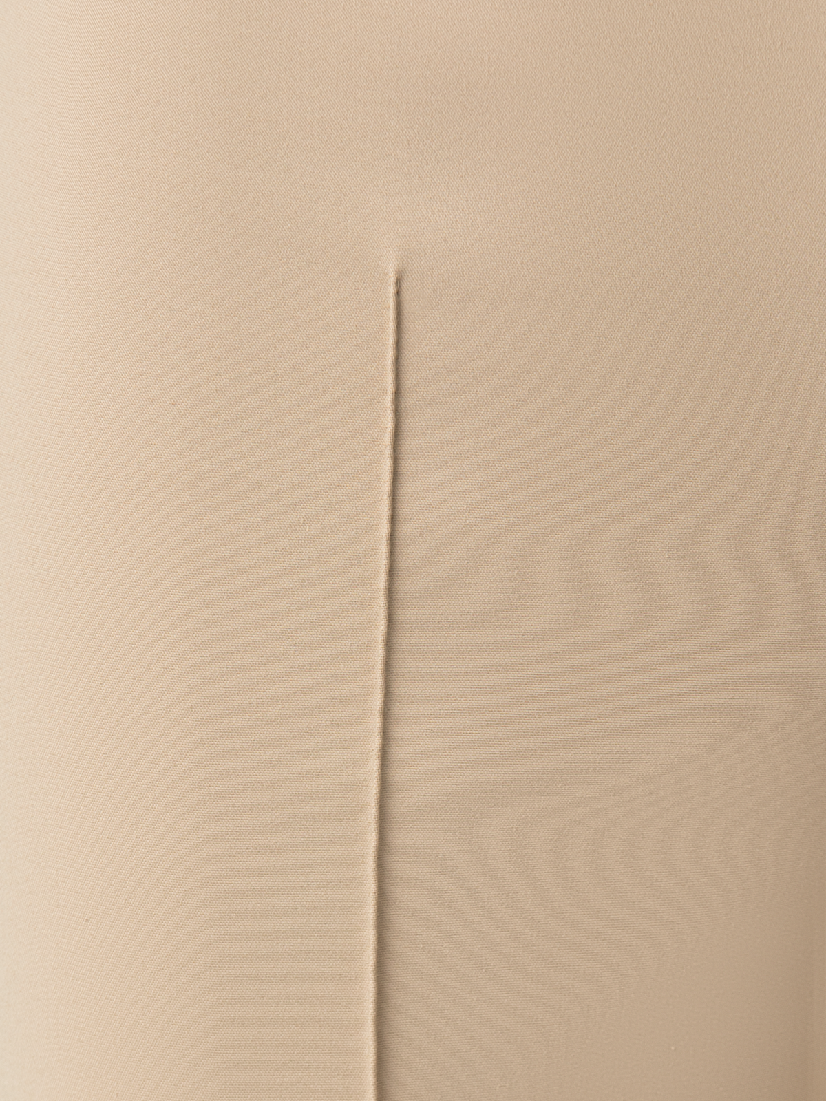 Designer Slim Hose aus Baumwoll-Techno-Stretch - Beige