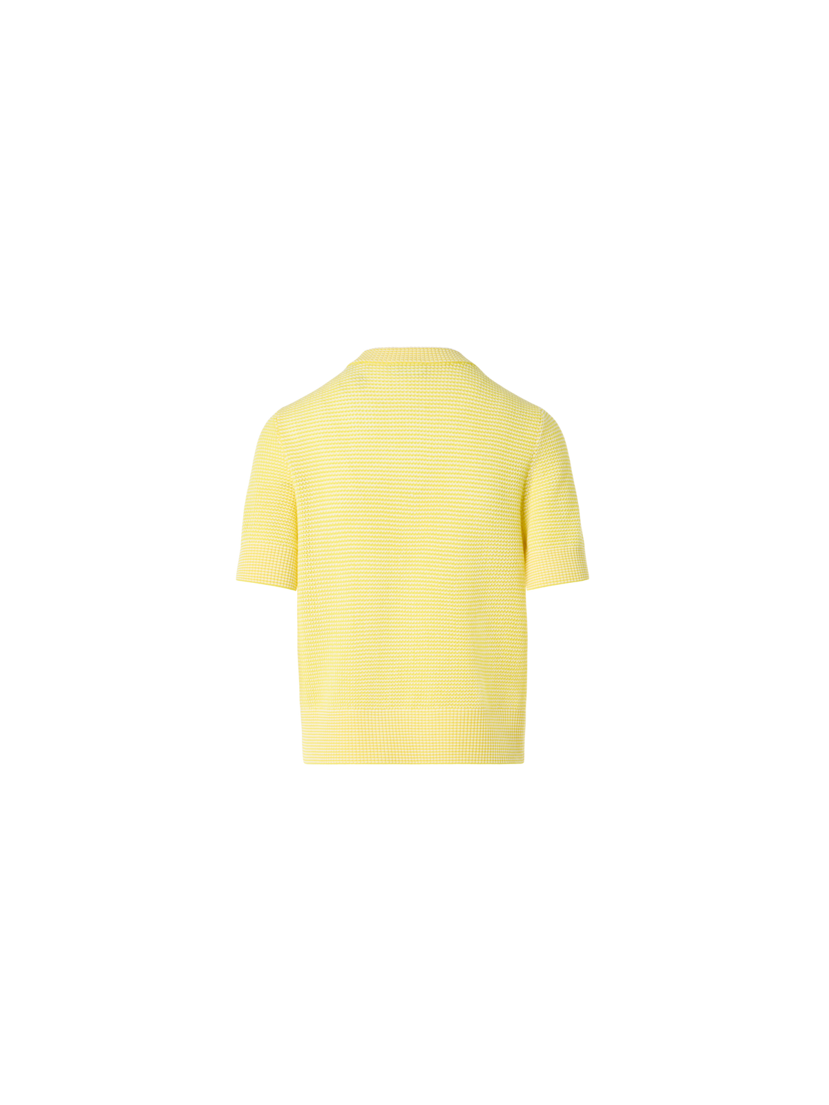 Designer Cropped Bolero-Cardigan aus Merinowolle - Gelb