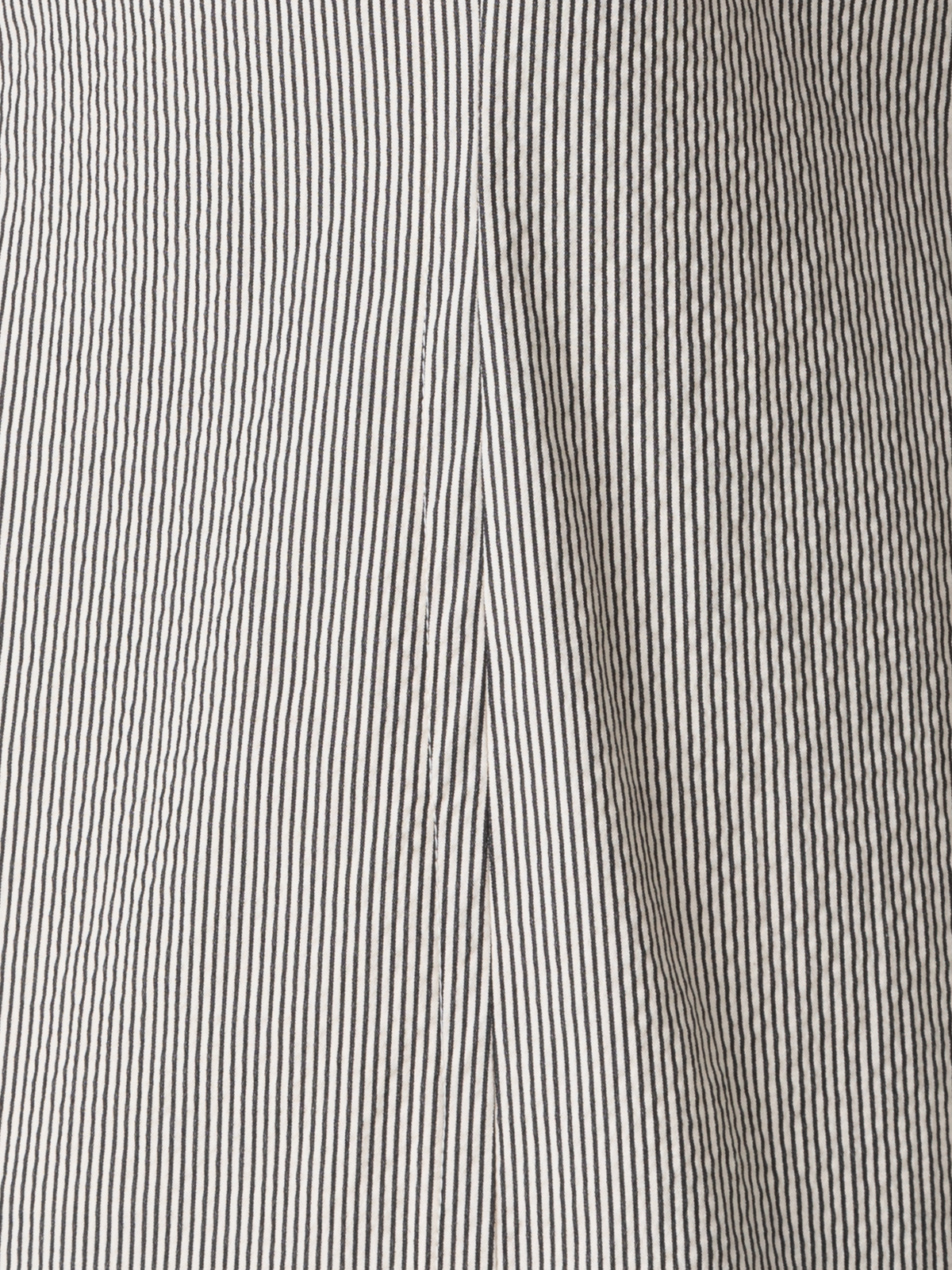 Designer Einreihiger Blazer aus Baumwoll-Seersucker - Bunt - Ecru - Weiss