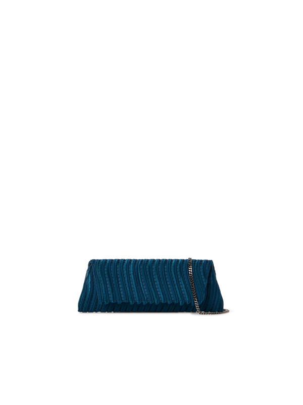 Designer Anouk Small Trapezoid Clutch - Blau
