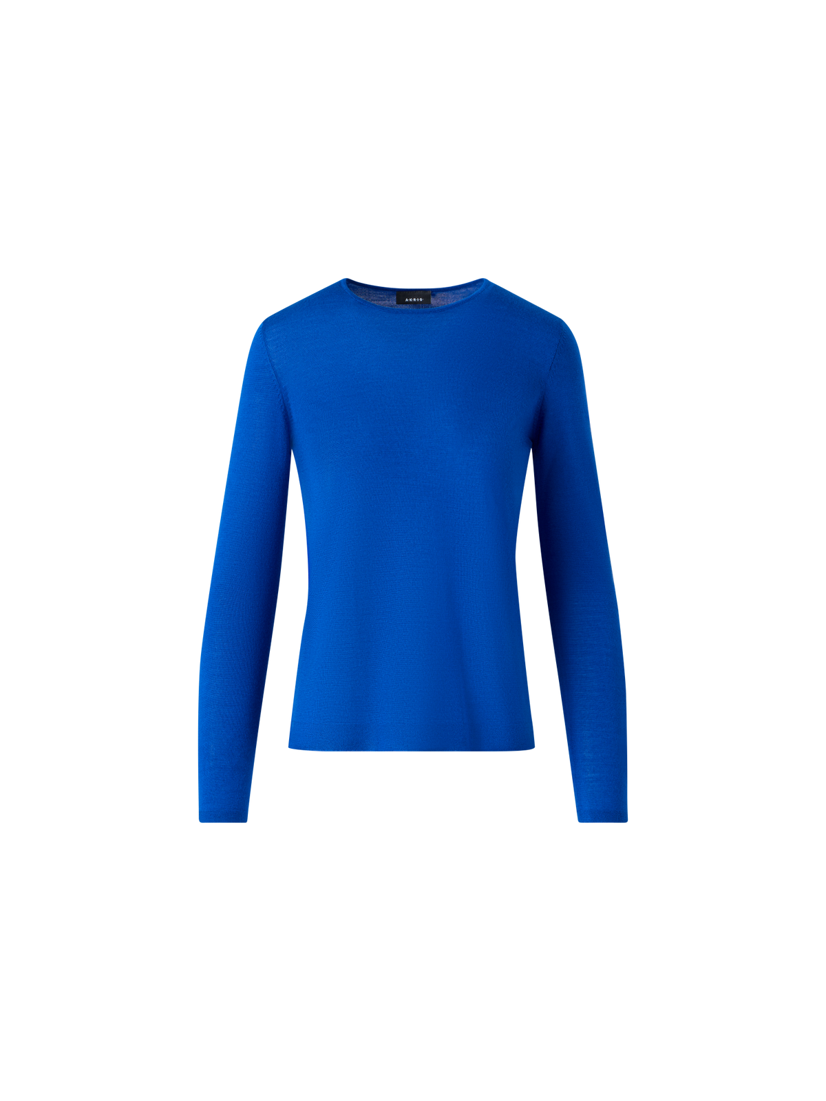 Designer Feinstrick Pullover in Kaschmir und Seide - Blau