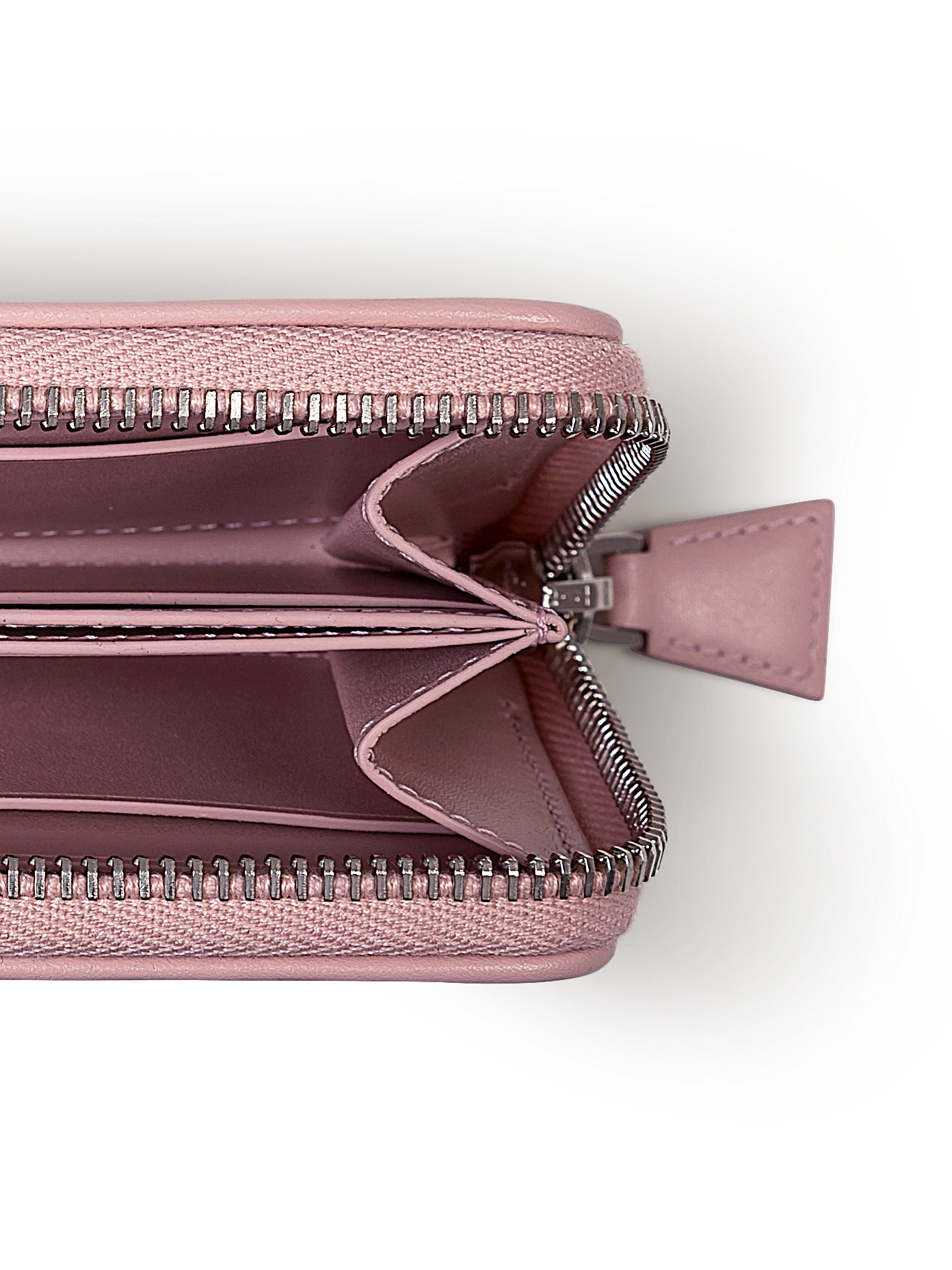 Designer Small Zip Wallet - Rosa