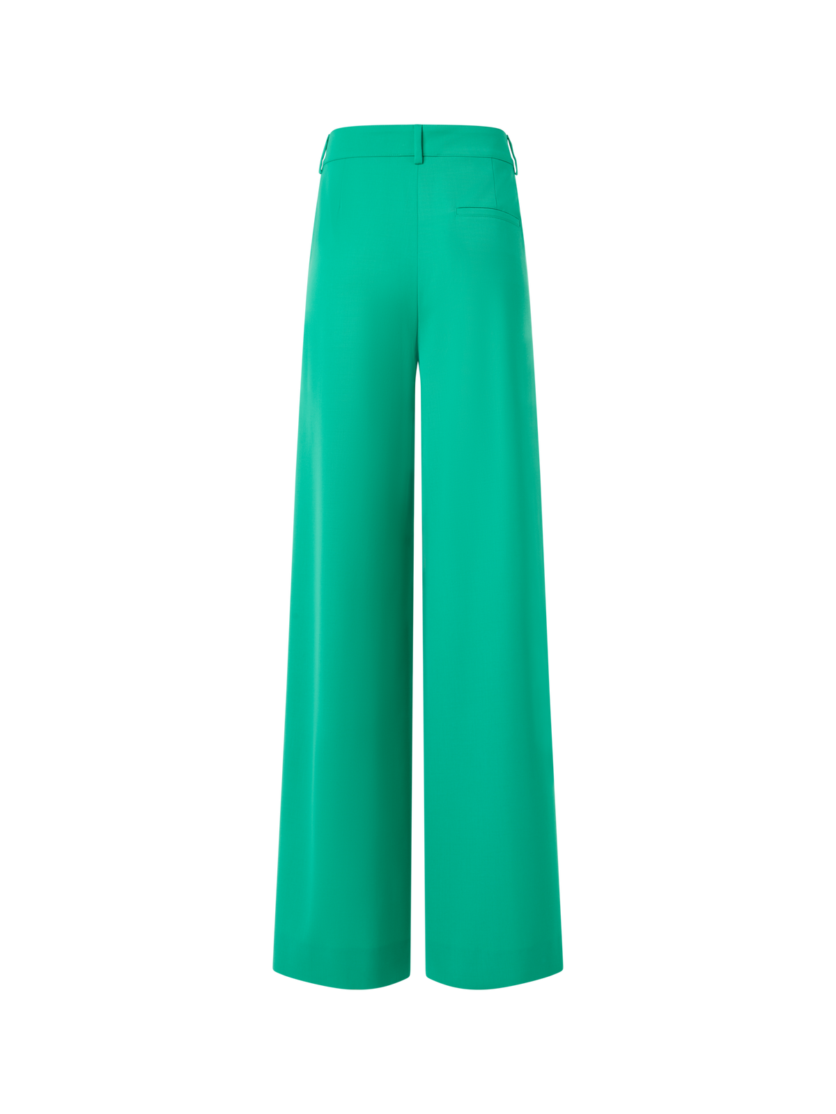 Designer Cassie Hose aus Woll-Gabardine - Grün