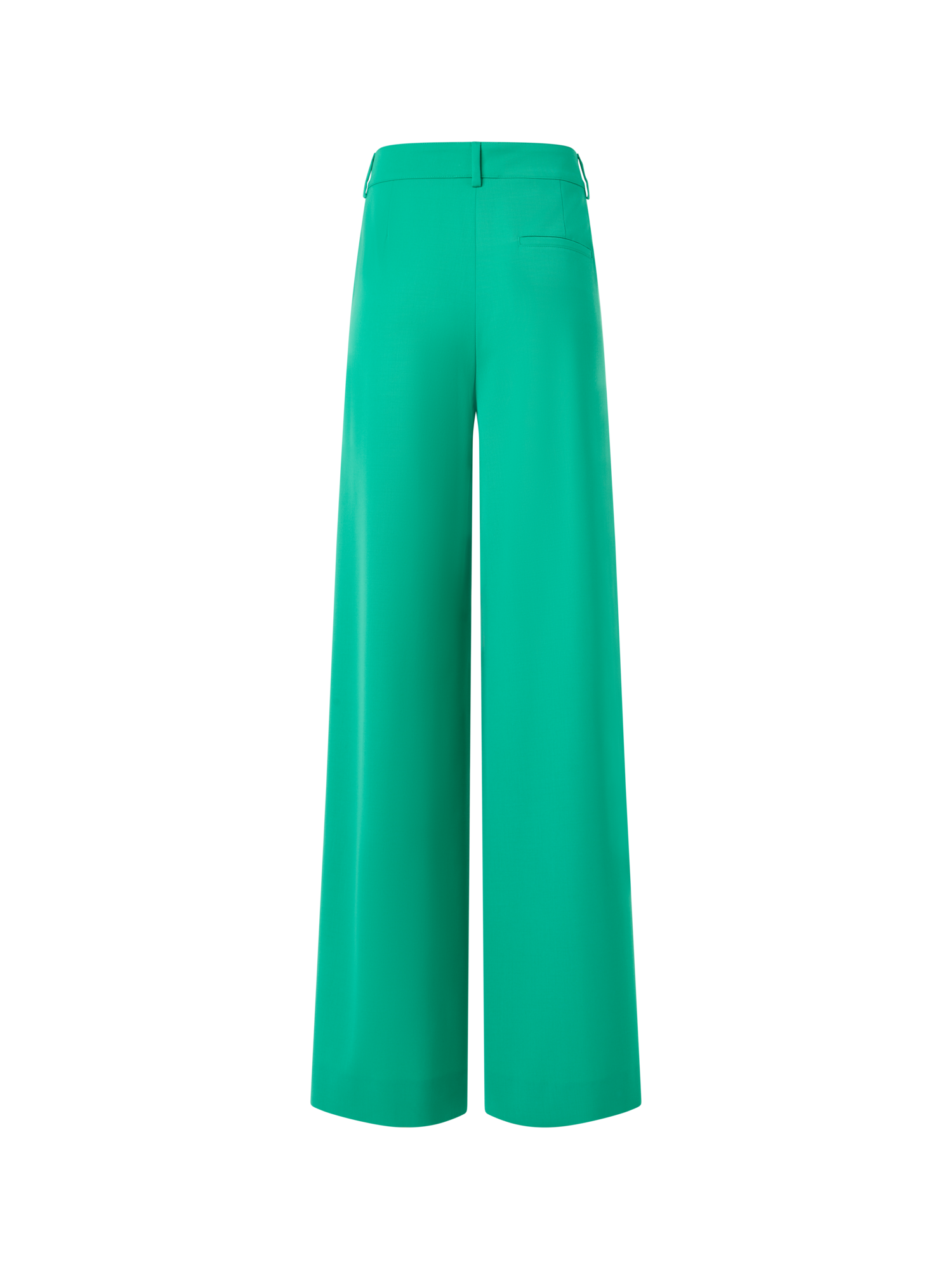 Designer Cassie Hose aus Woll-Gabardine - Grün