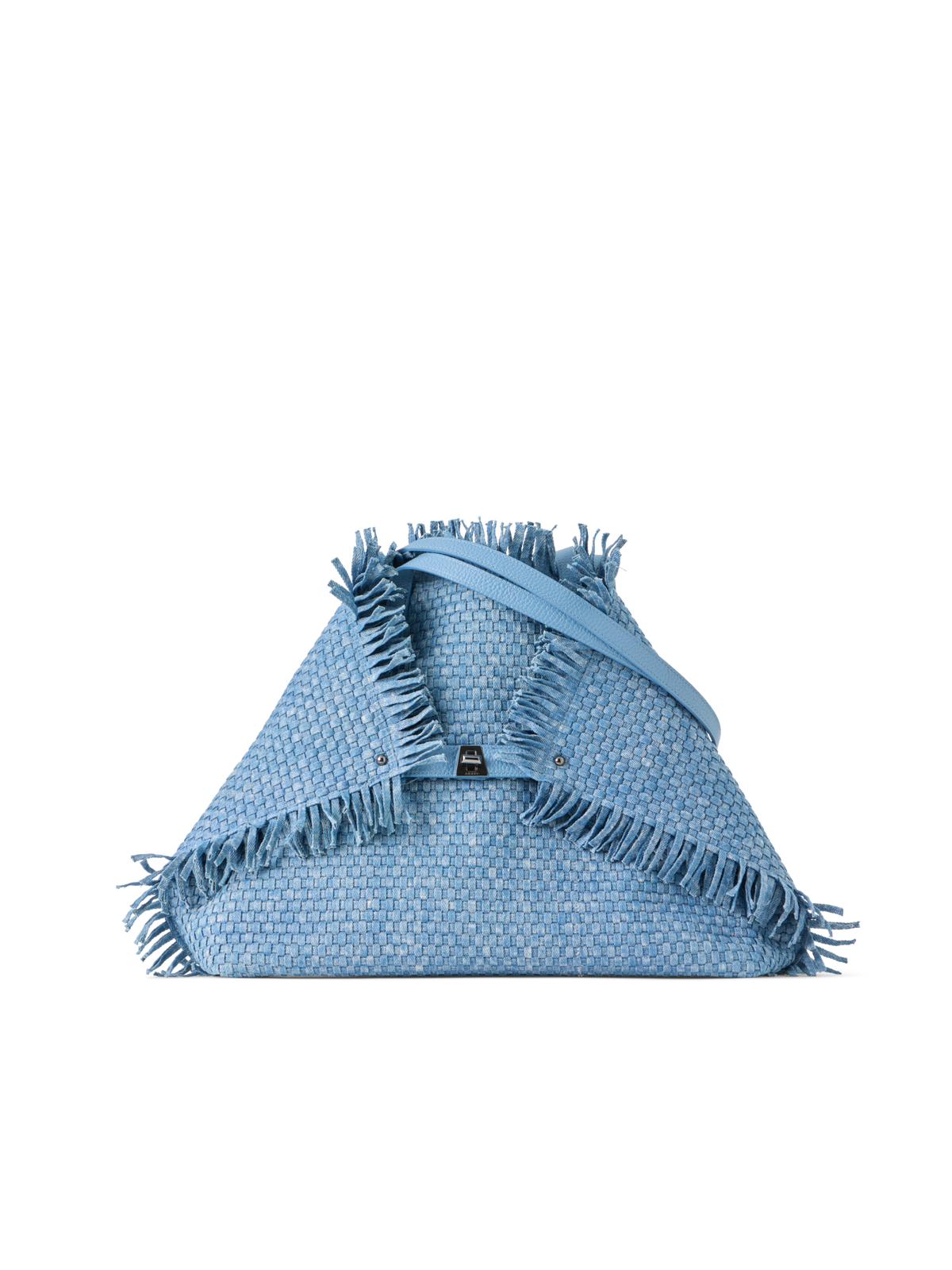 Designer Ai Medium Shoulder Tote - Blau