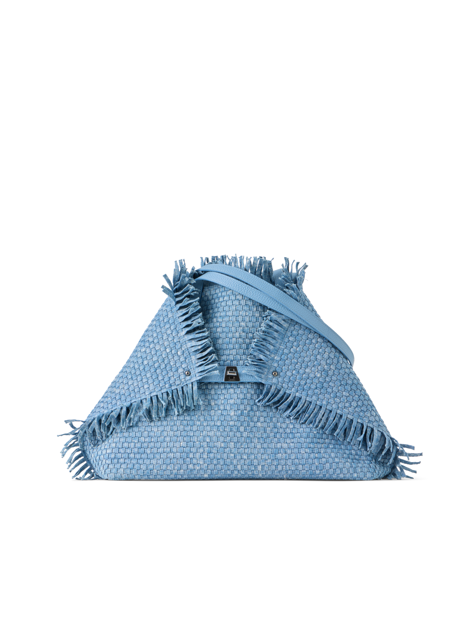 Designer Ai Medium Shoulder Tote - Blau