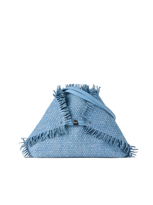 Designer Ai Medium Shoulder Tote - Blau