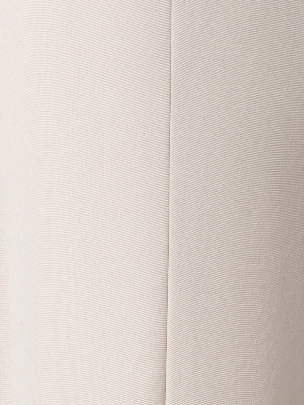 Designer Gerade Hose aus Woll-Gabardine - Beige