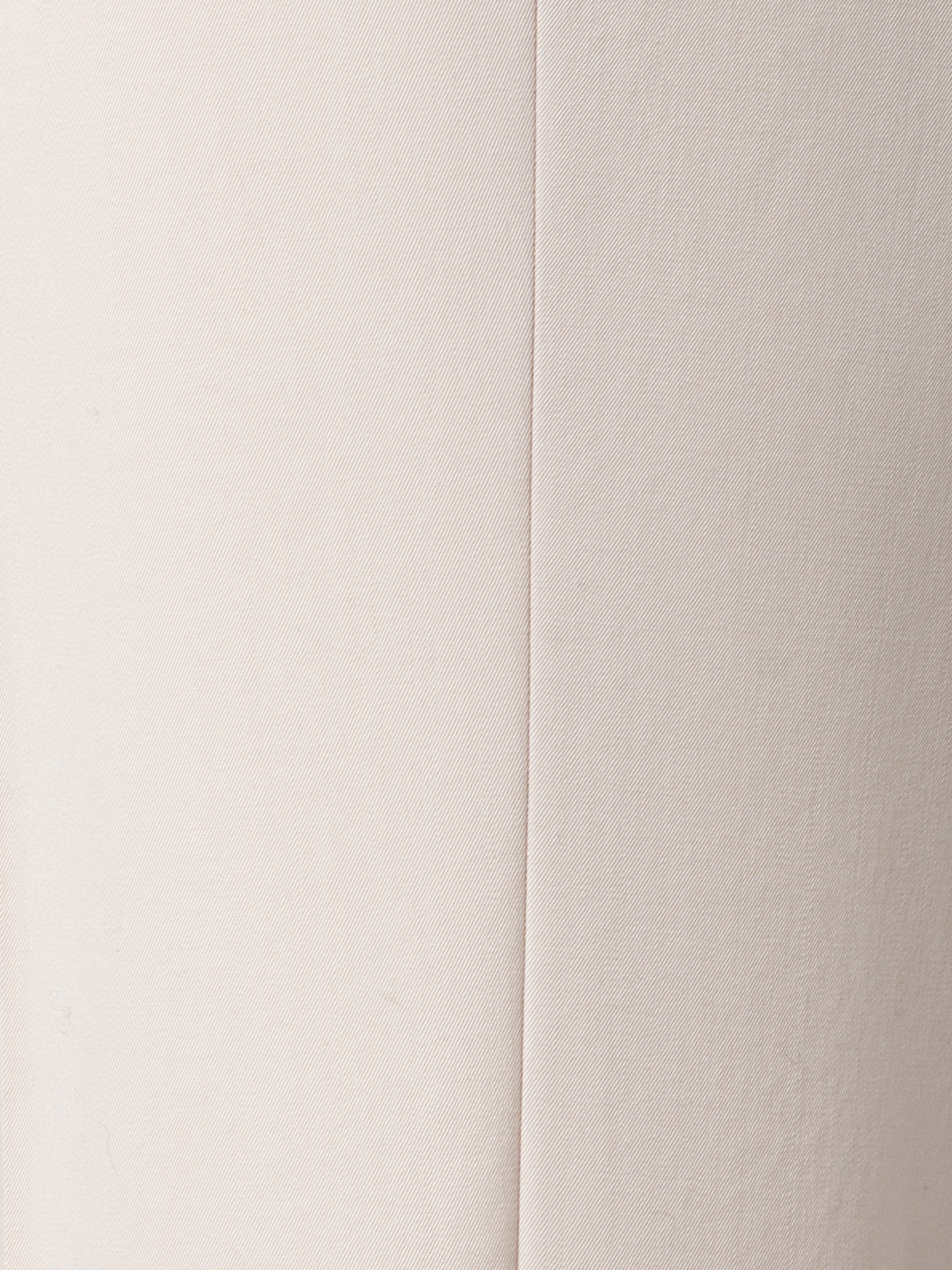 Designer Gerade Hose aus Woll-Gabardine - Beige