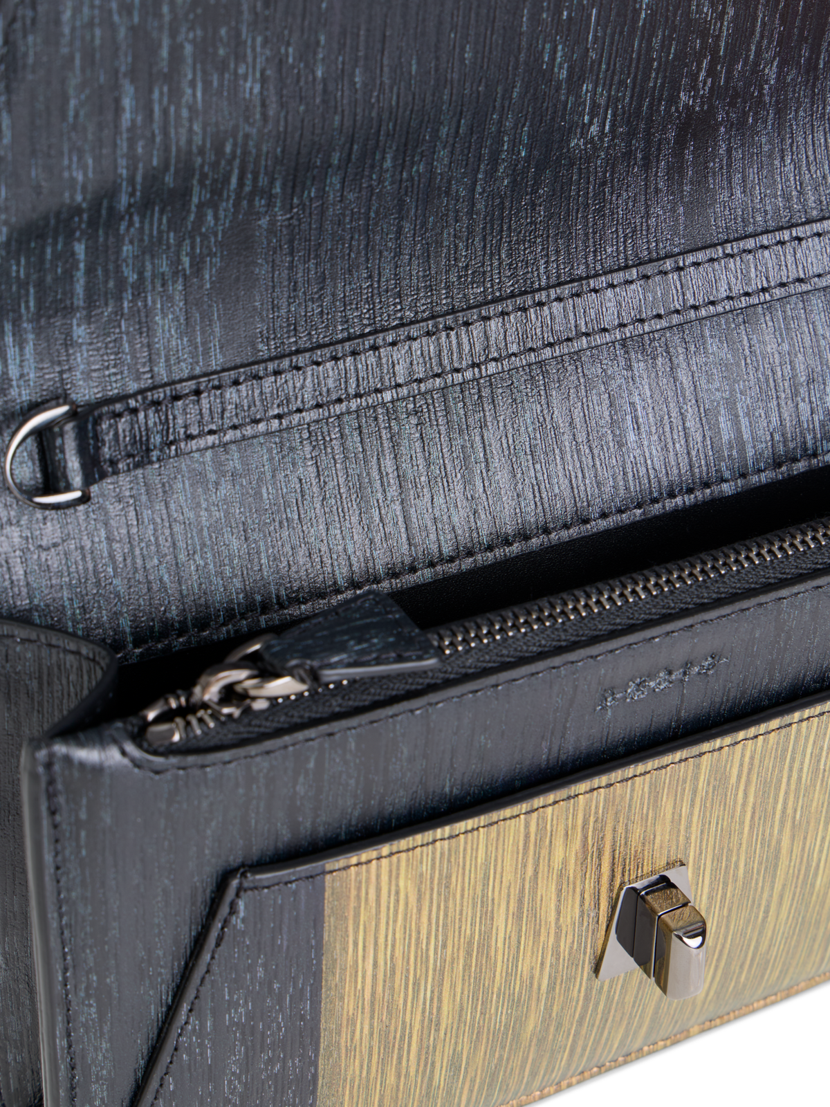 Designer Anouk Envelope Clutch mit 3D Oro Lienzo Print - Bunt