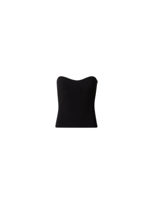 Designer Bodycon Korsage - Schwarz