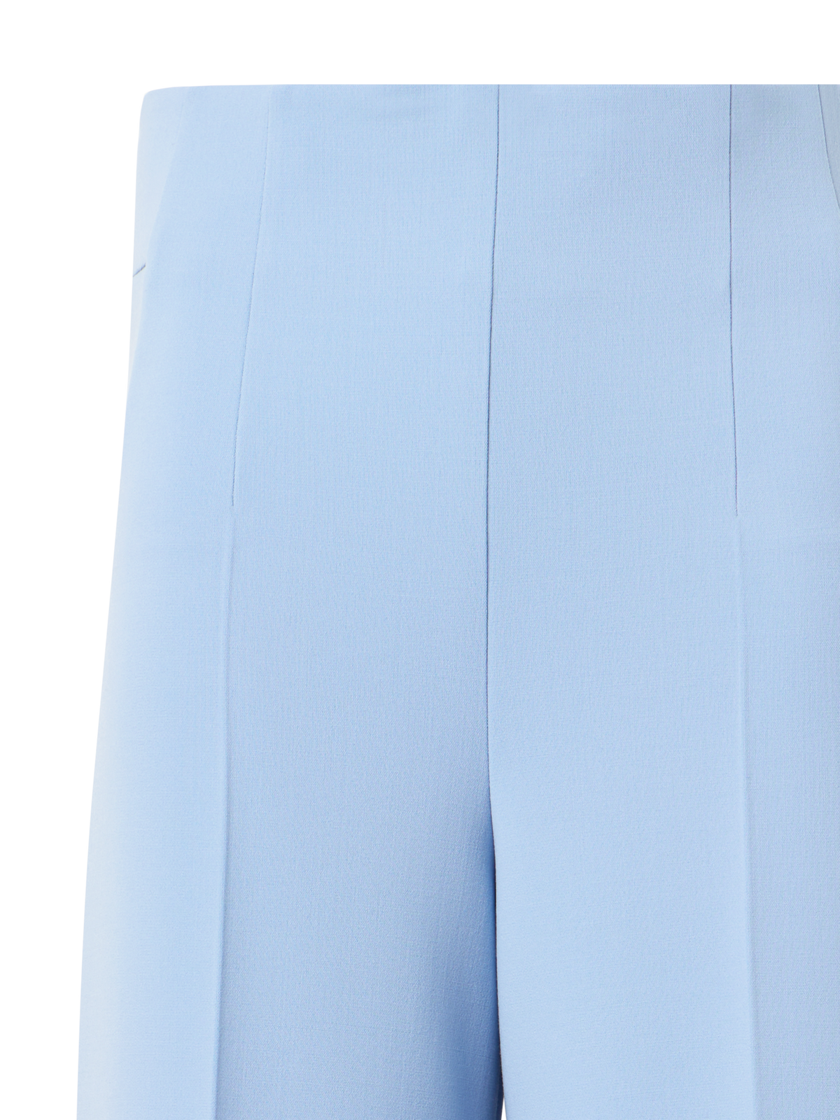 Designer Fiyuki High Waist Hose aus Woll-Doubleface