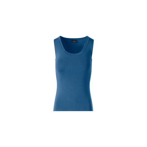 Strick-Tank-Top aus Seiden-Stretch