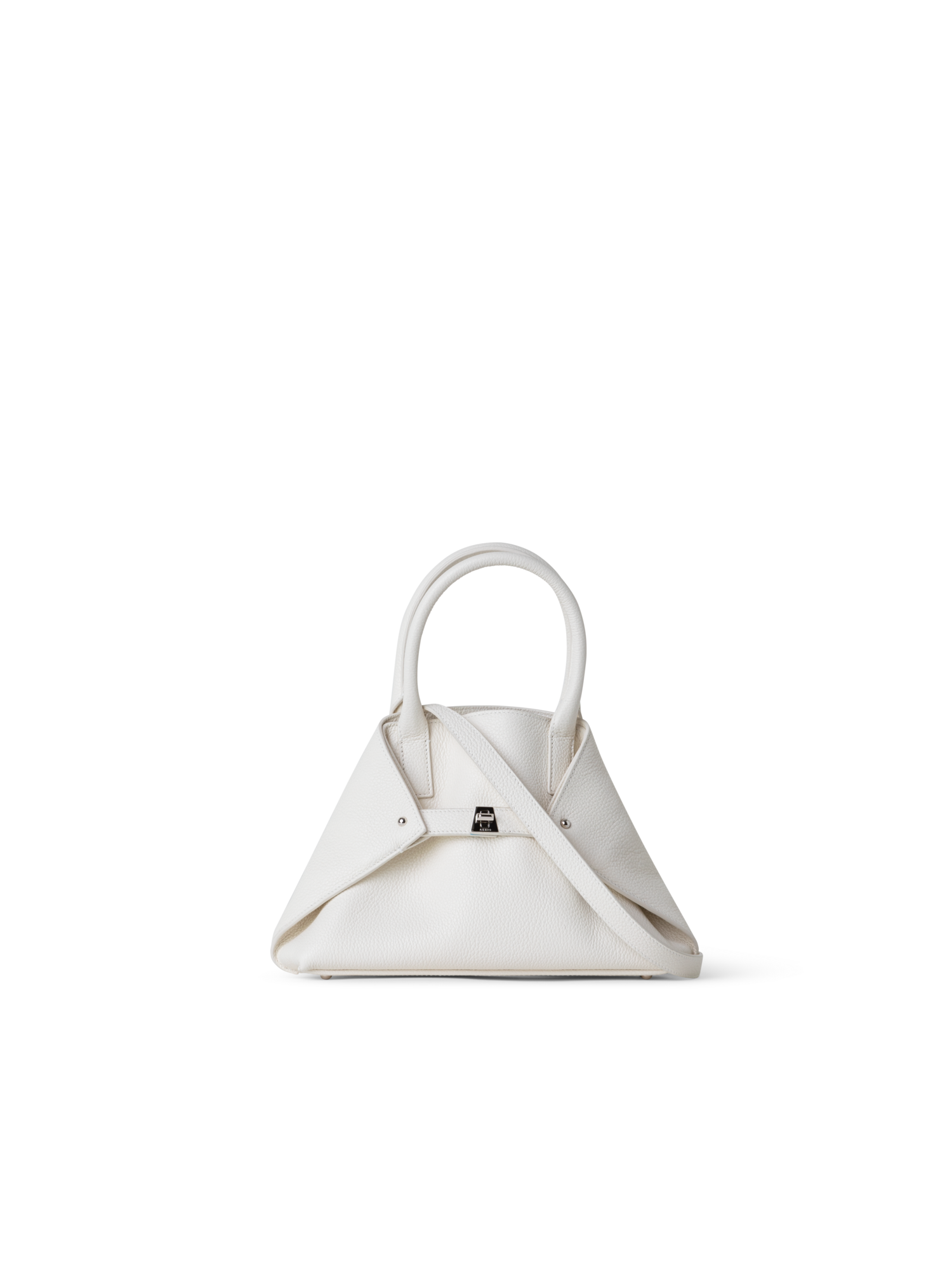 Designer Ai Little Top Handle Tote Bag - Weiss