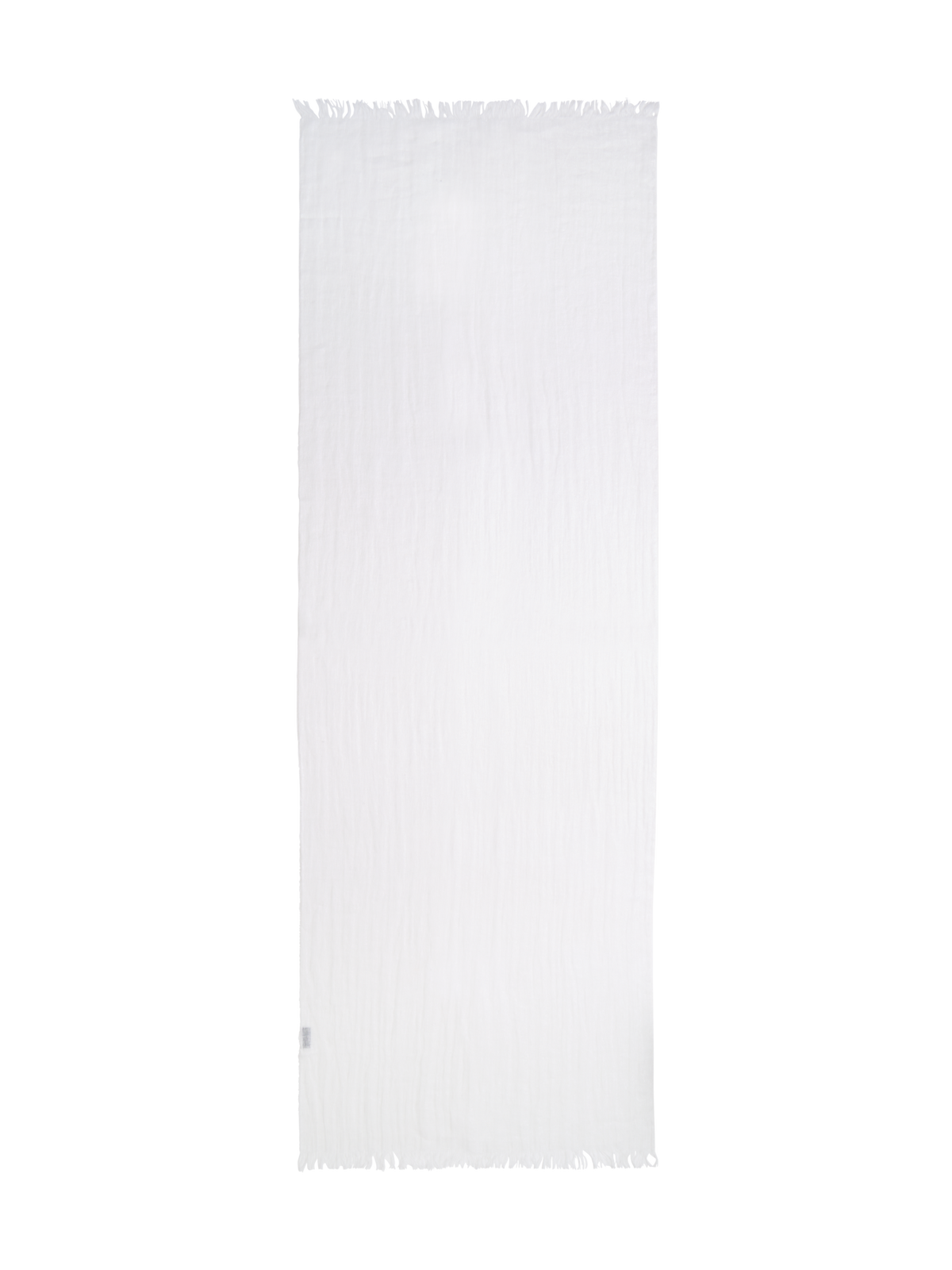 Designer Leinenschal - Ecru