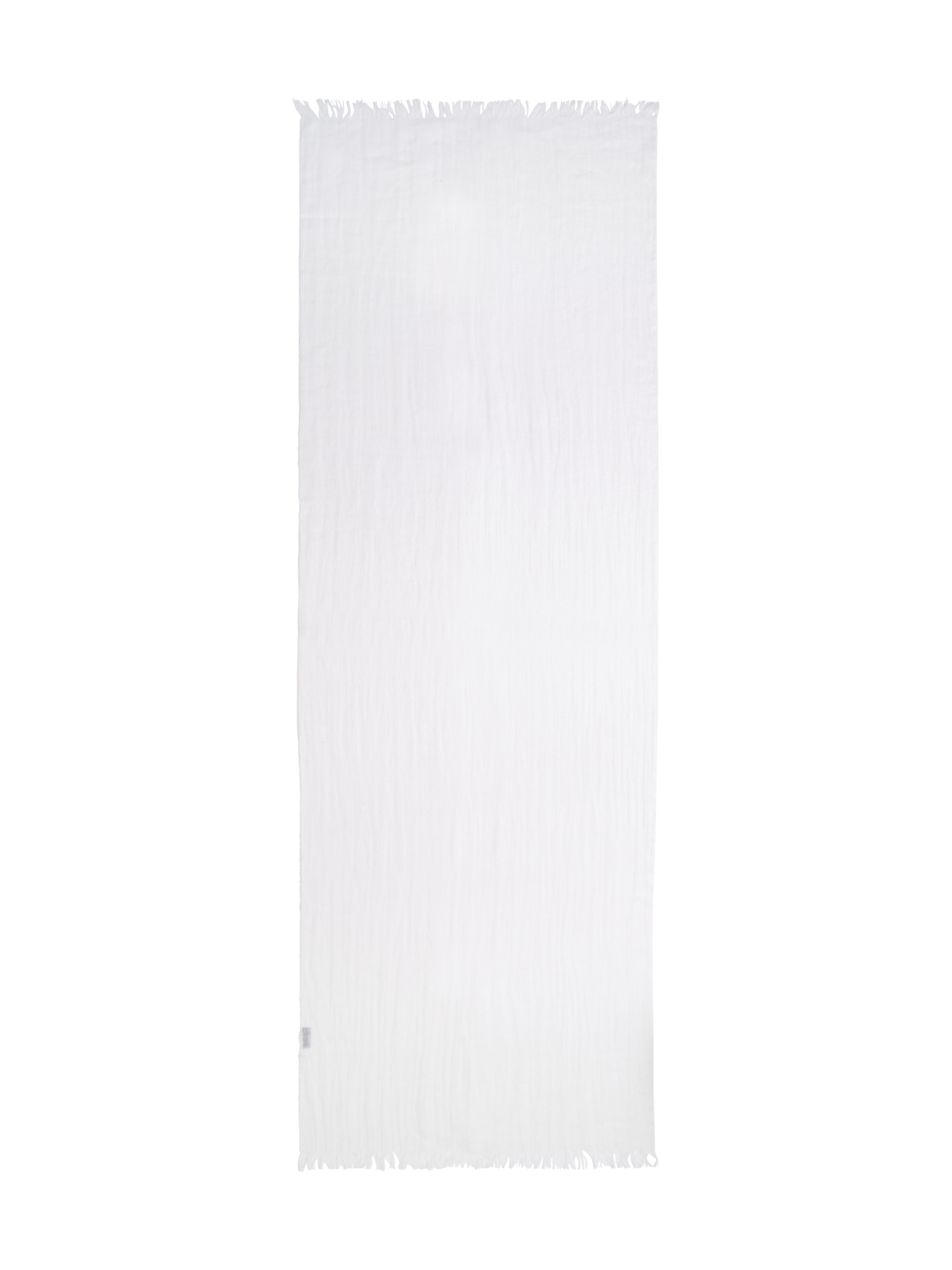 Designer Leinenschal - Ecru