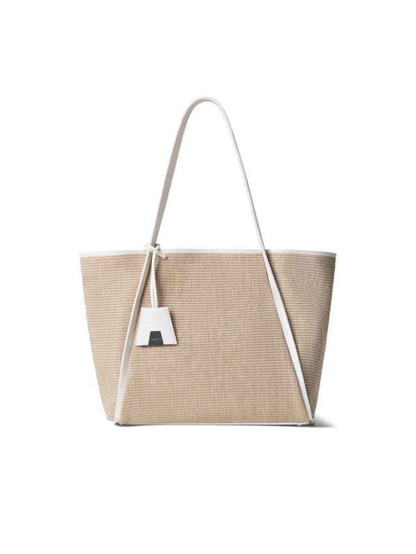 Designer Alex Medium Tote Bag - Beige