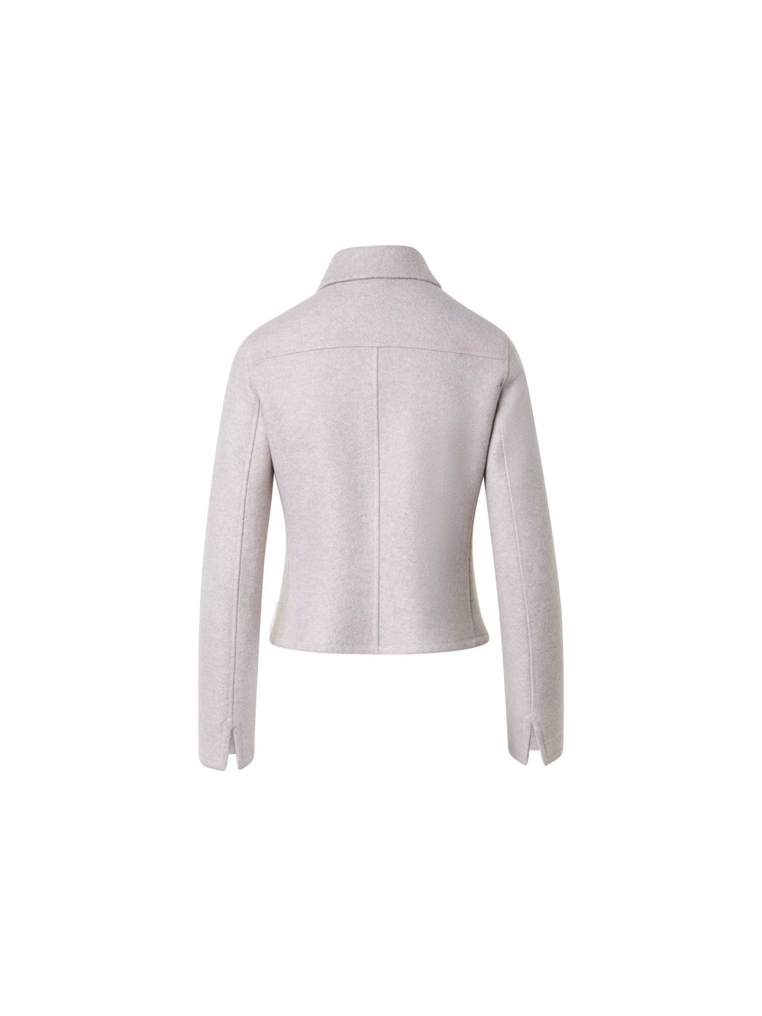 Designer Kurze Kaschmirjacke aus 100% Kaschmir - Grau