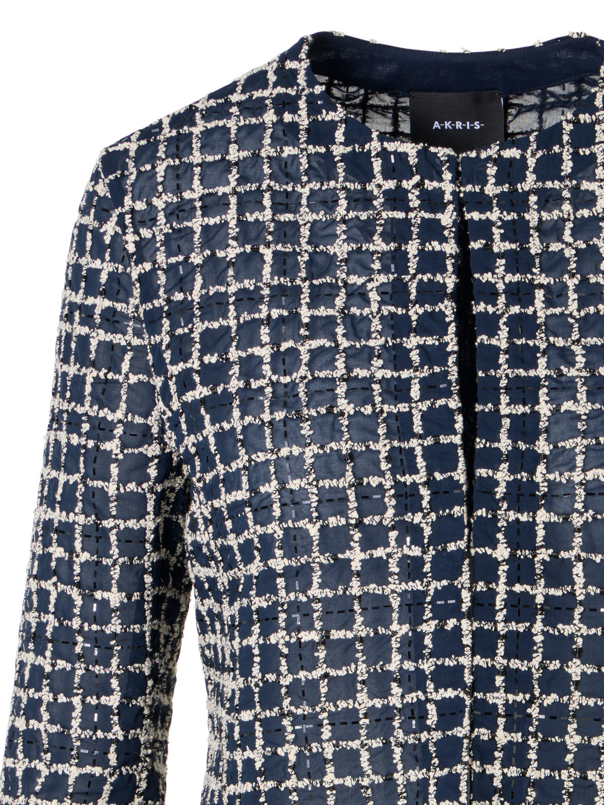 Designer Akio Kurzjacke aus Baumwollmischgewebe - Bunt