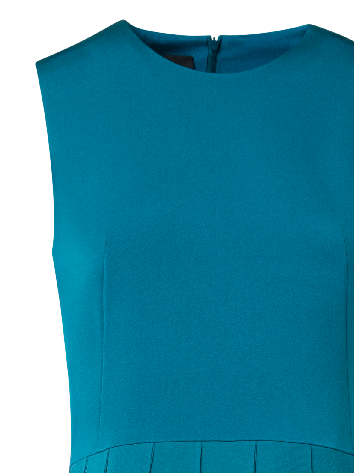 Designer Langes Seidenkleid mit losen Bändern - Blau