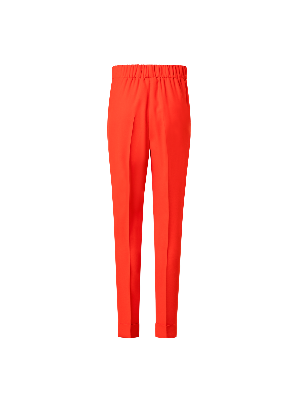 Designer Tapered Hose aus Crêpe - Rot