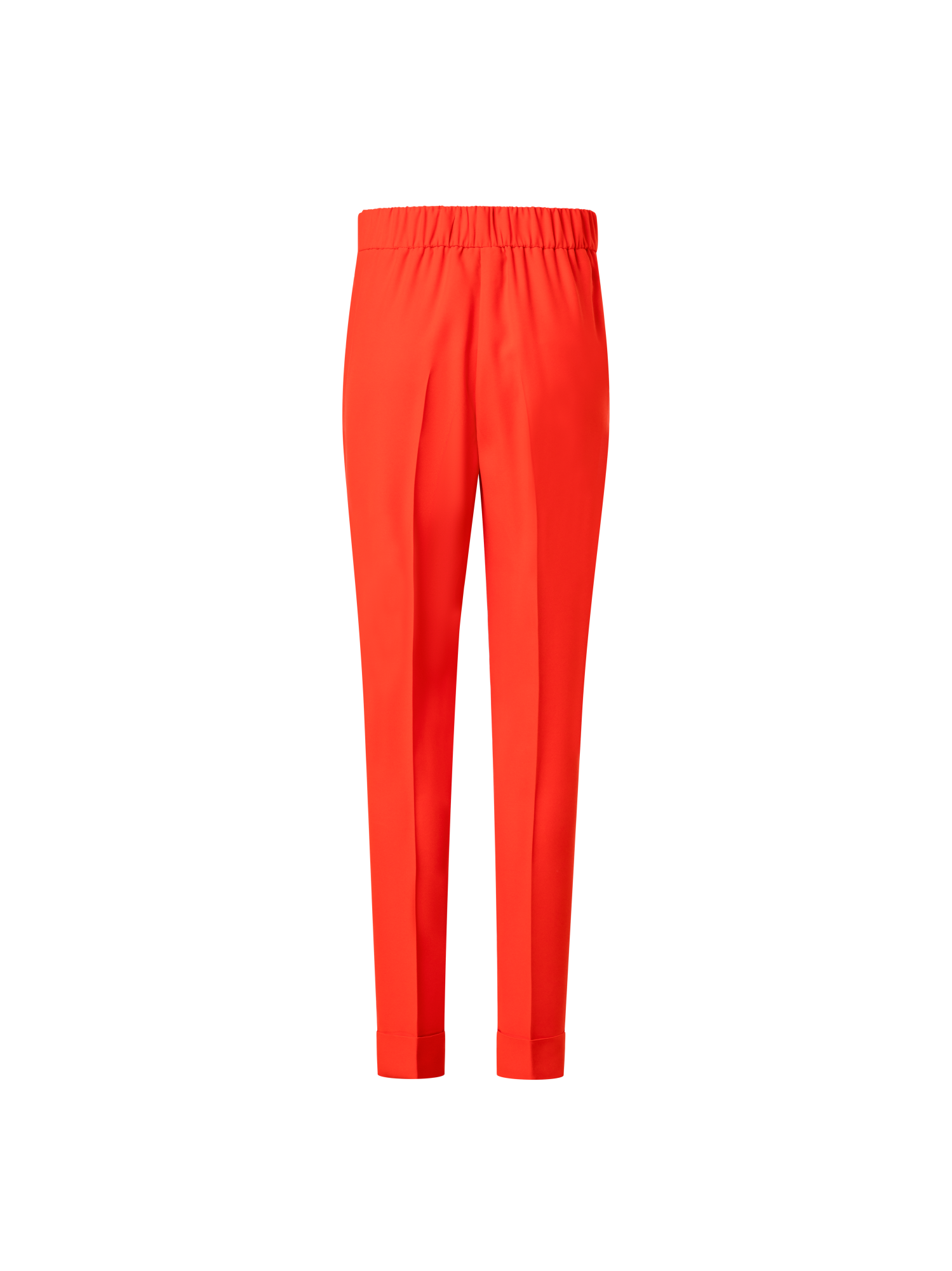 Designer Tapered Hose aus Crêpe - Rot