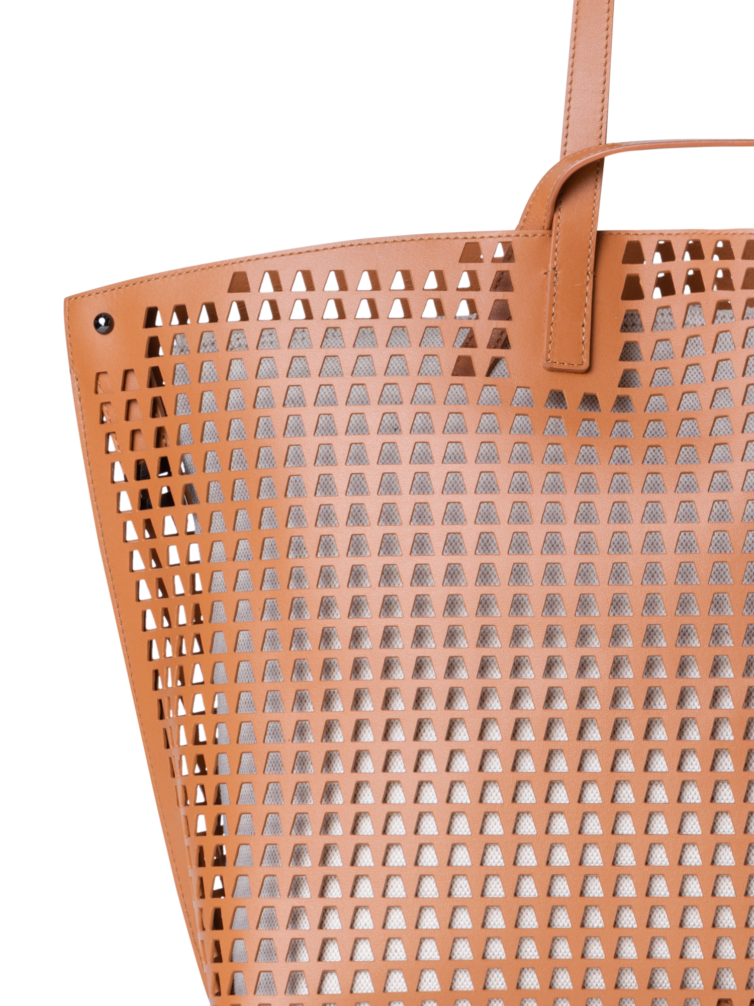 Designer Ai Medium Shoulder Tote - Braun