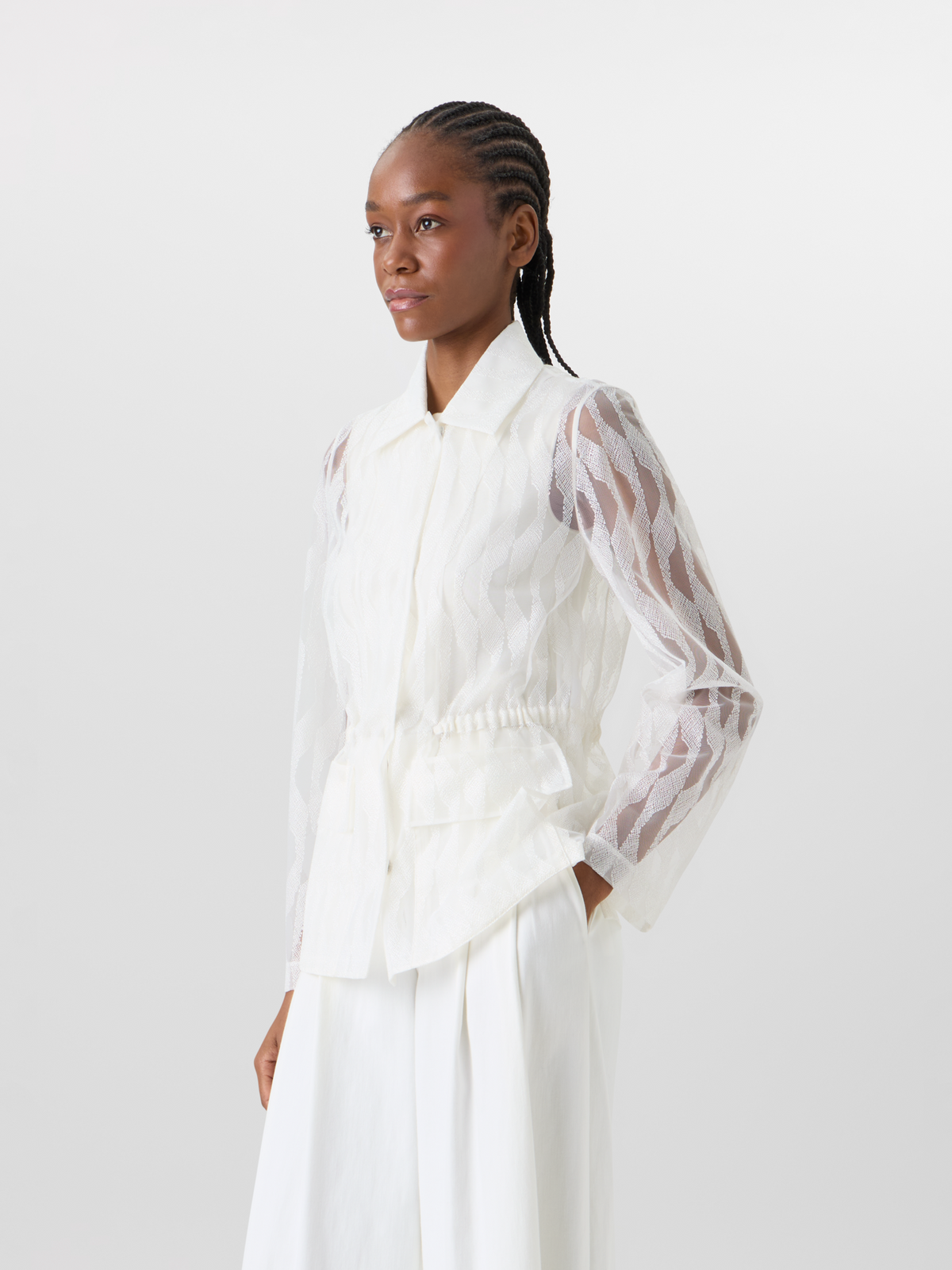 Designer Tomma Shirtjacke - Ecru #editorial