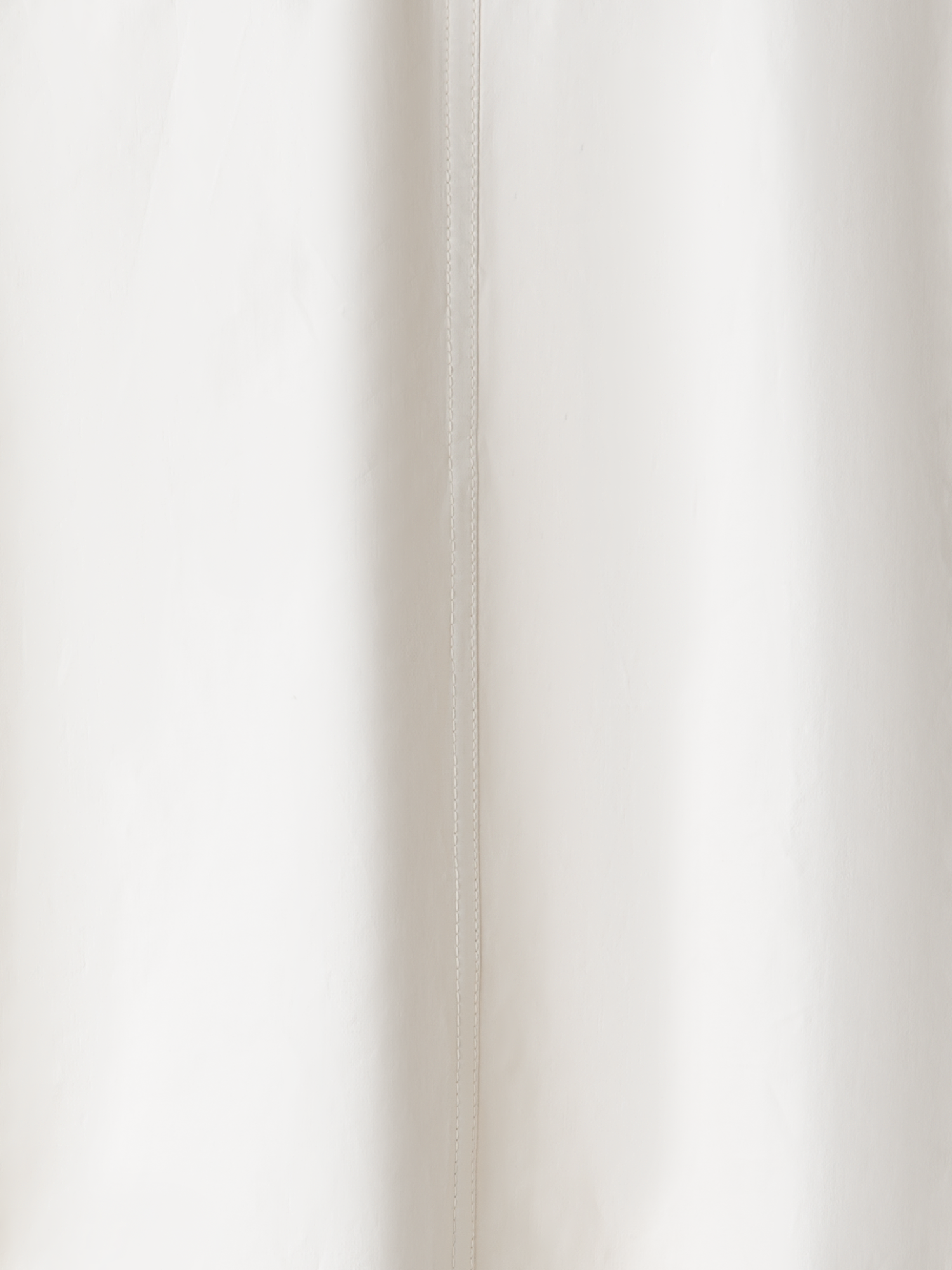 Designer Wasserabweisende Jacke aus beschichteter Leine - Ecru - Weiss