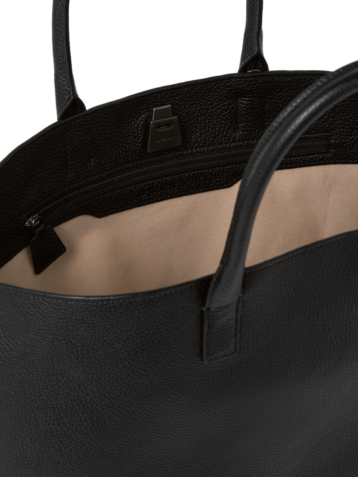 Designer Ai Small Top Handle Tote - Schwarz