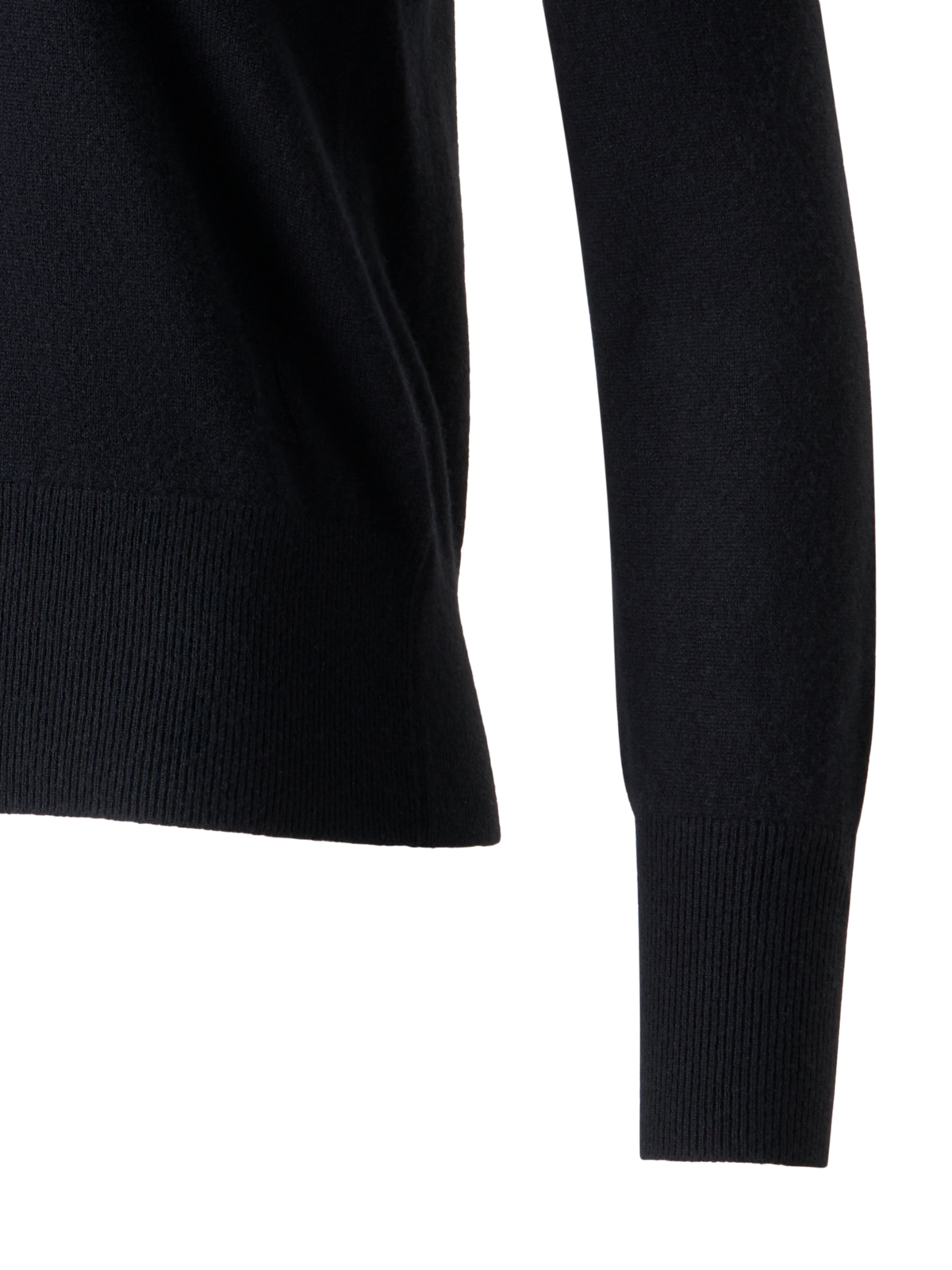 Designer Cashmere-Pullover mit V-Ausschnitt - Schwarz - Dunkelblau - Blau - Beige