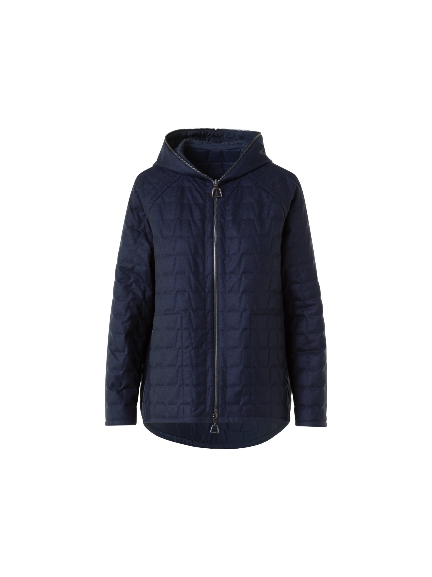 Designer Wende Steppjacke Storm-System® mit Kapuze - Dunkelblau - Blau