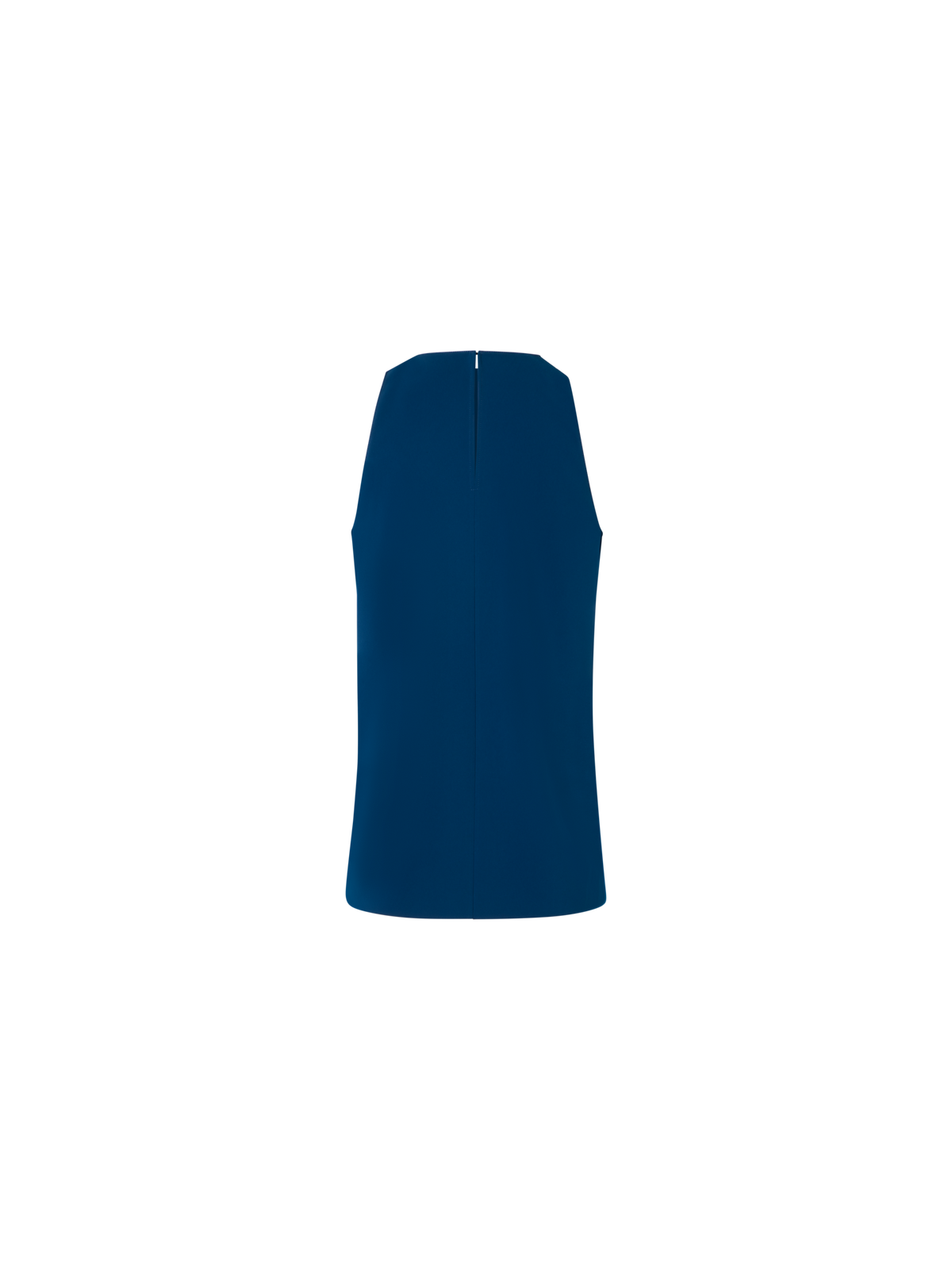 Designer Charakteristische, ärmellose Bluse aus Lasercut - Dunkelblau - Blau