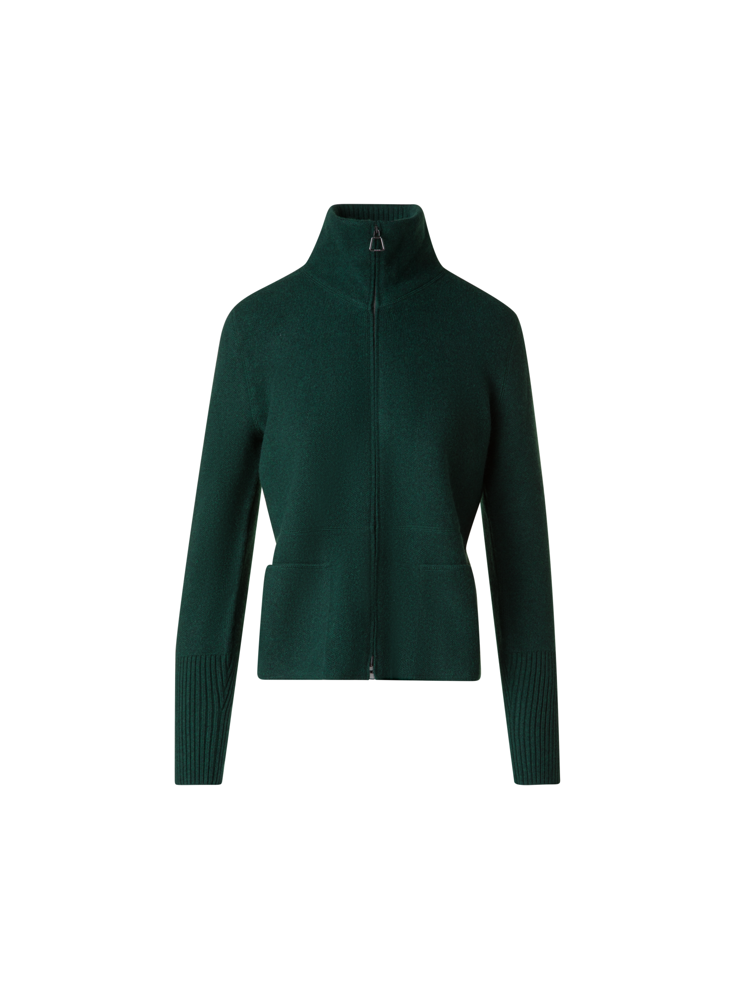 Designer Cardigan aus Kaschmir-Piqué - Grün