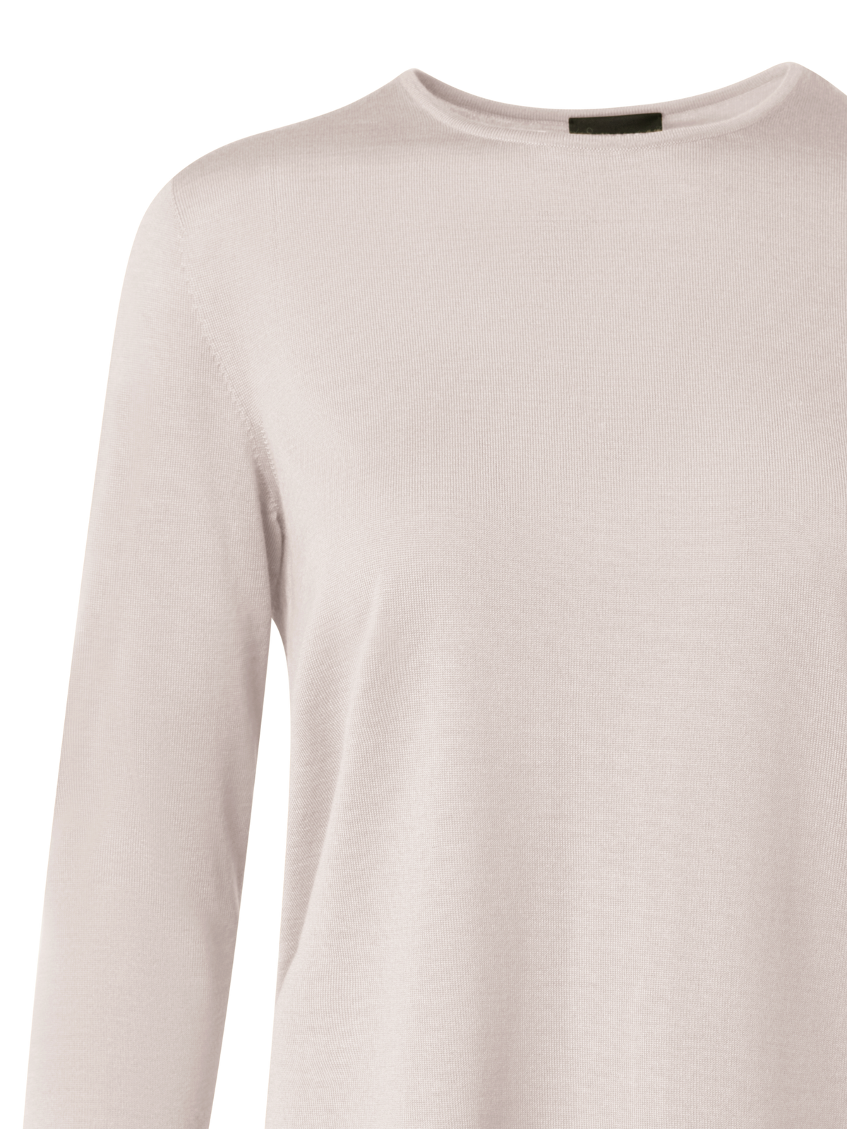 Designer Nahtloser Pullover aus Kaschmir und Seide - Beige